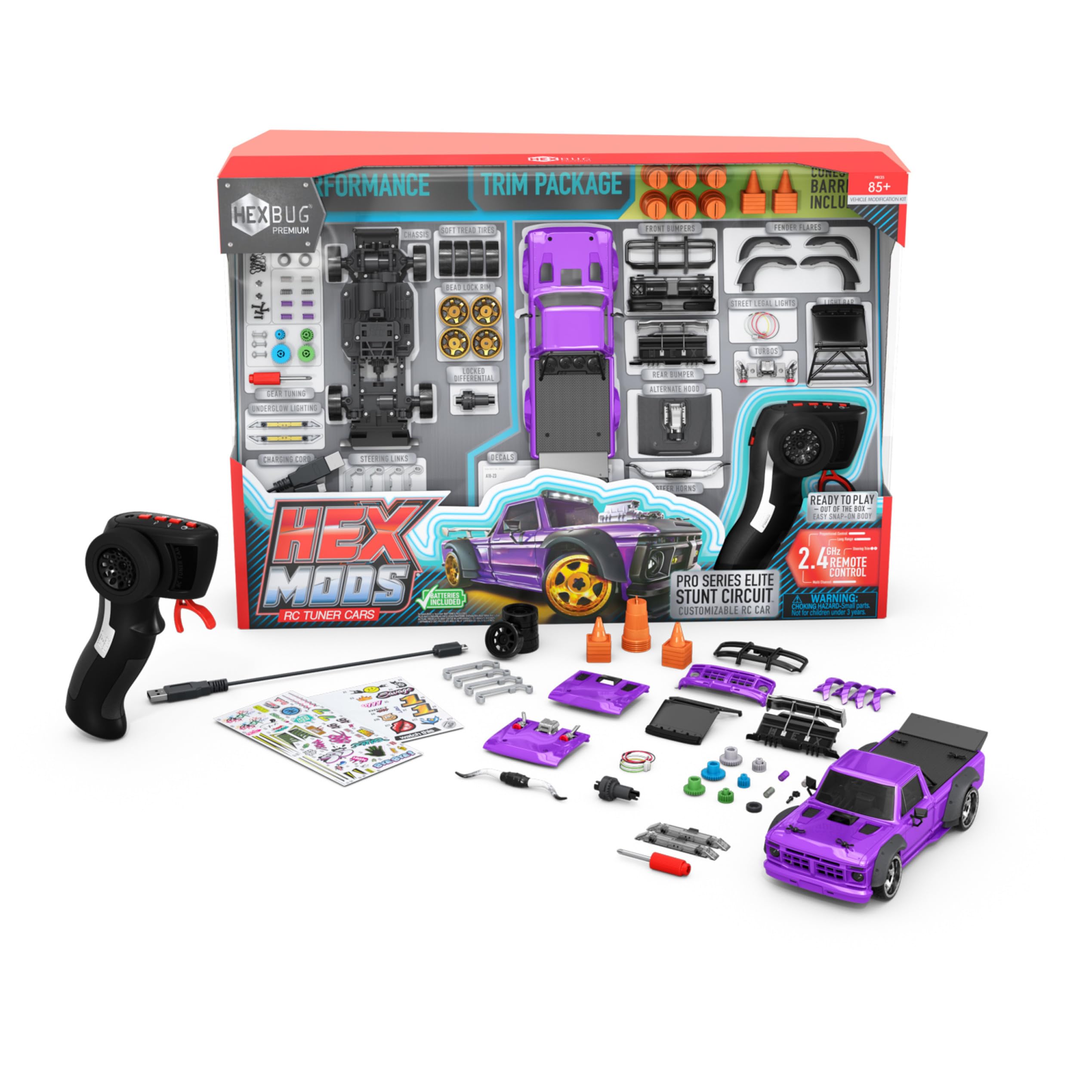 Foto 1 | Coche a Control Remoto Hexbug Hexmods Pro Series Elite Stunt - Venta Internacional
