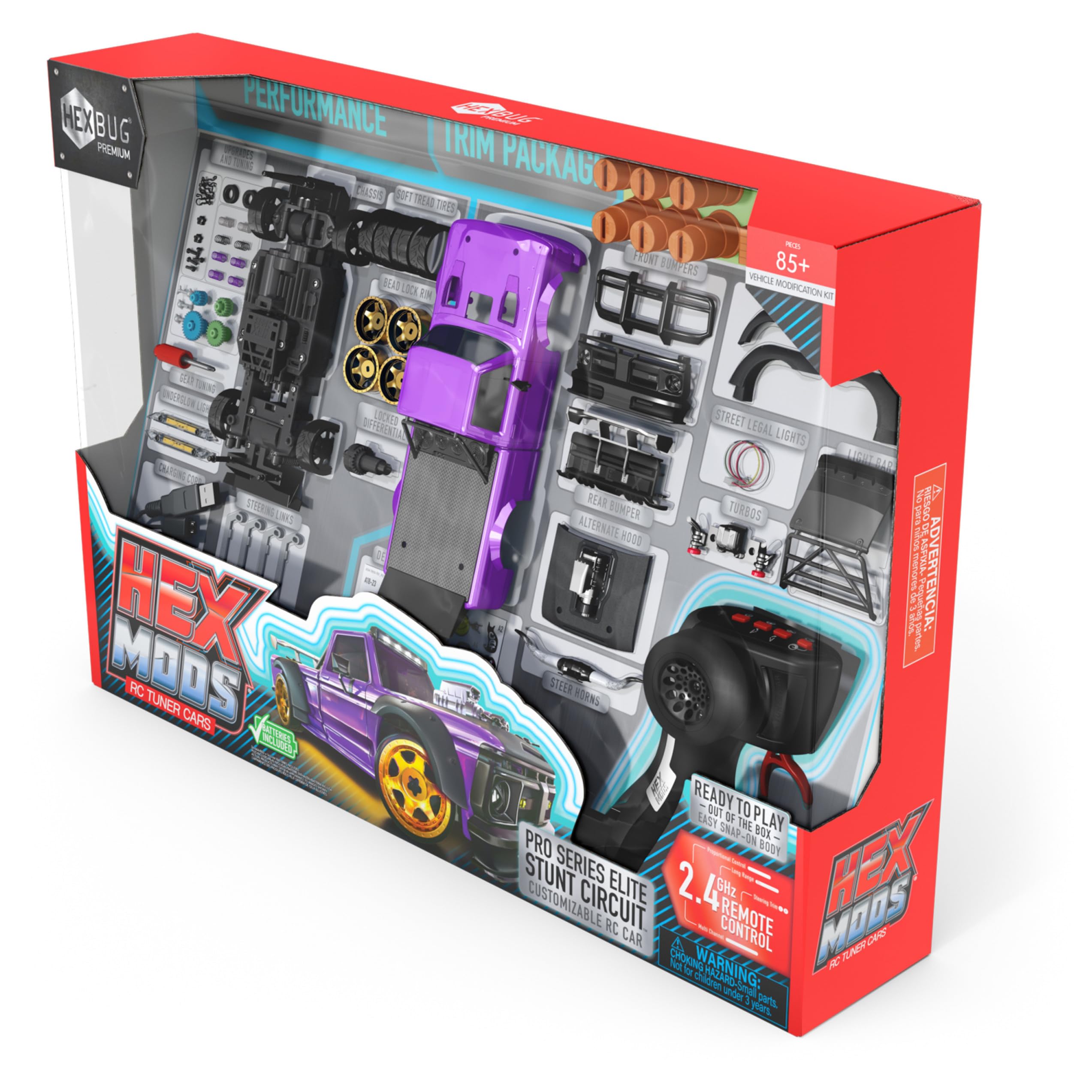 Foto 4 pulgar | Coche a Control Remoto Hexbug Hexmods Pro Series Elite Stunt - Venta Internacional