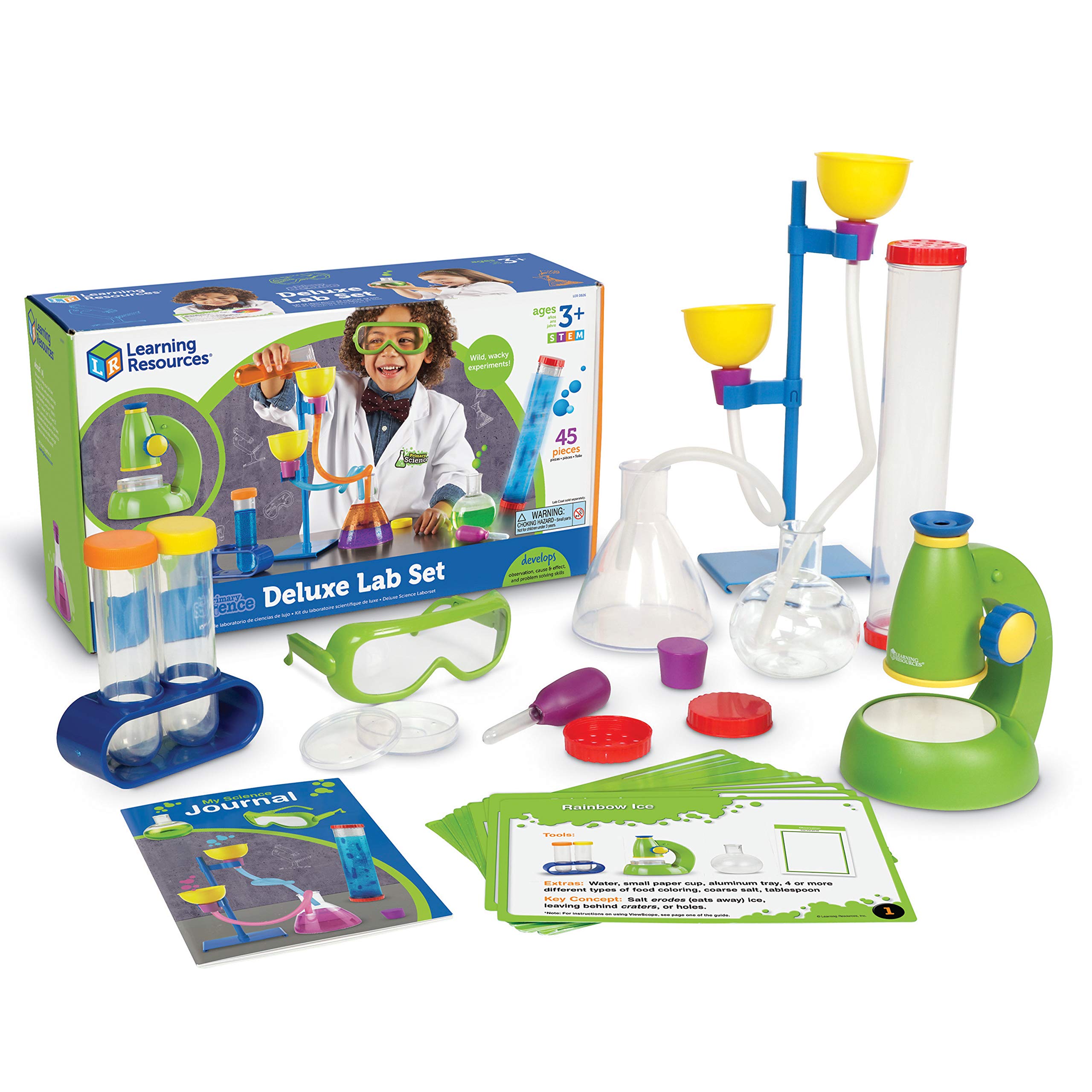 Foto 2 pulgar | Set de Laboratorio de Ciencias 45 Piezas para Niños - Aprendizaje STEM Preescolar