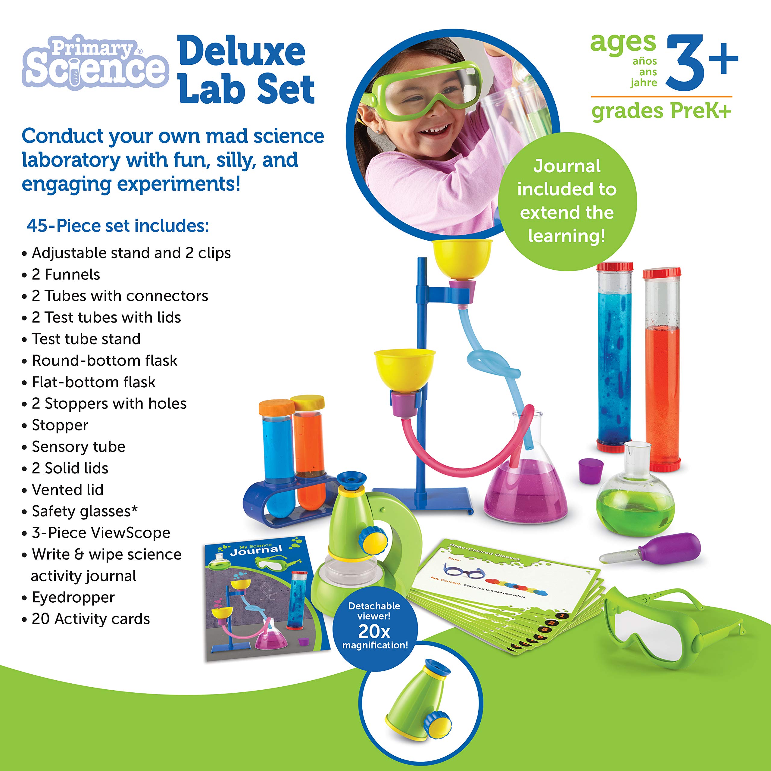 Foto 7 pulgar | Set de Laboratorio de Ciencias 45 Piezas para Niños - Aprendizaje STEM Preescolar
