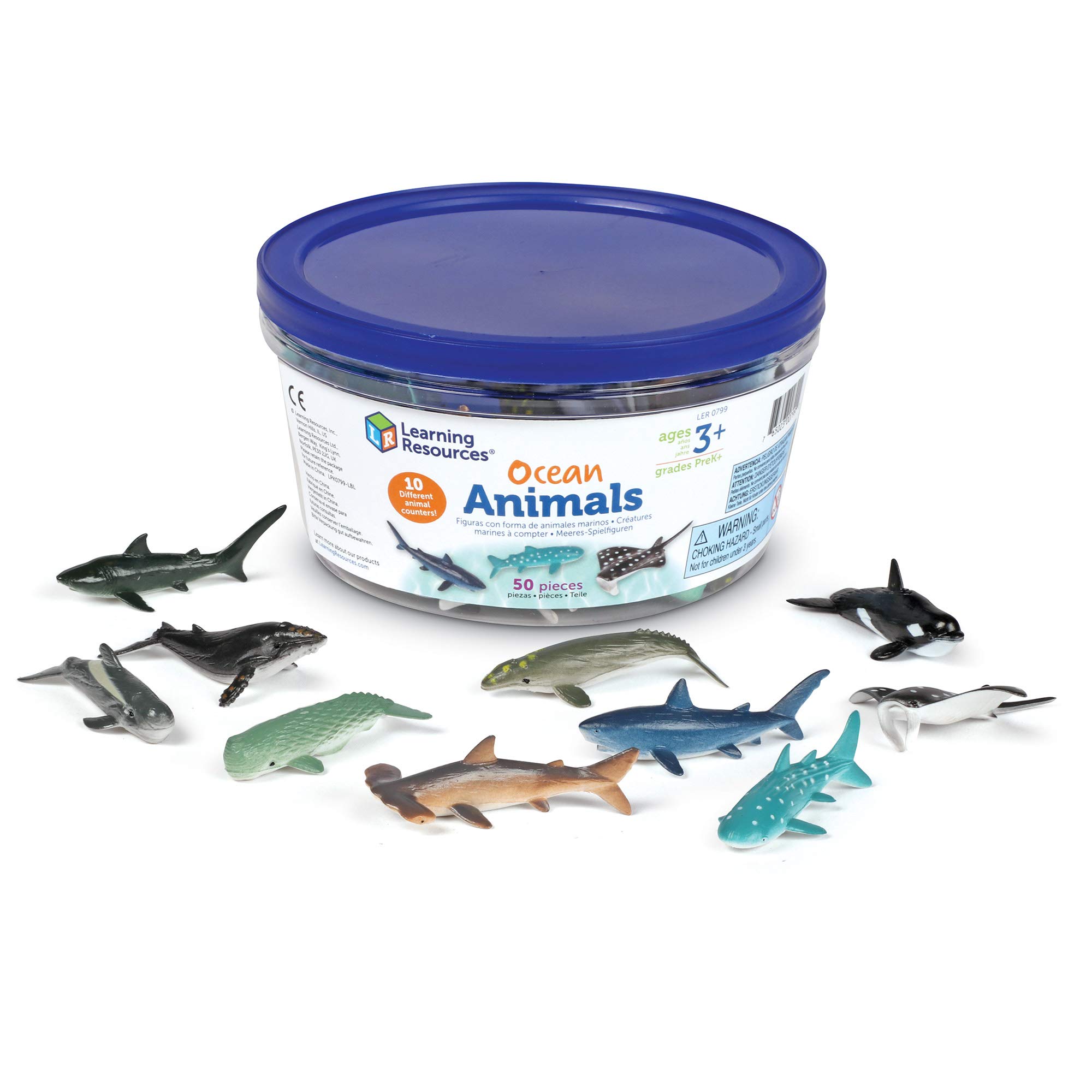 Foto 2 pulgar | Figuras Learning Resources Animales del Océano 50 Piezas-Venta Internacional