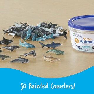 Foto 4 | Figuras Learning Resources Animales del Océano 50 Piezas-Venta Internacional
