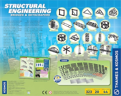 Foto 3 | Kit de Ciencia e Ingeniería Thames & Kosmos Structural Engineering: Puentes Y Rascacielos - Venta Internacional
