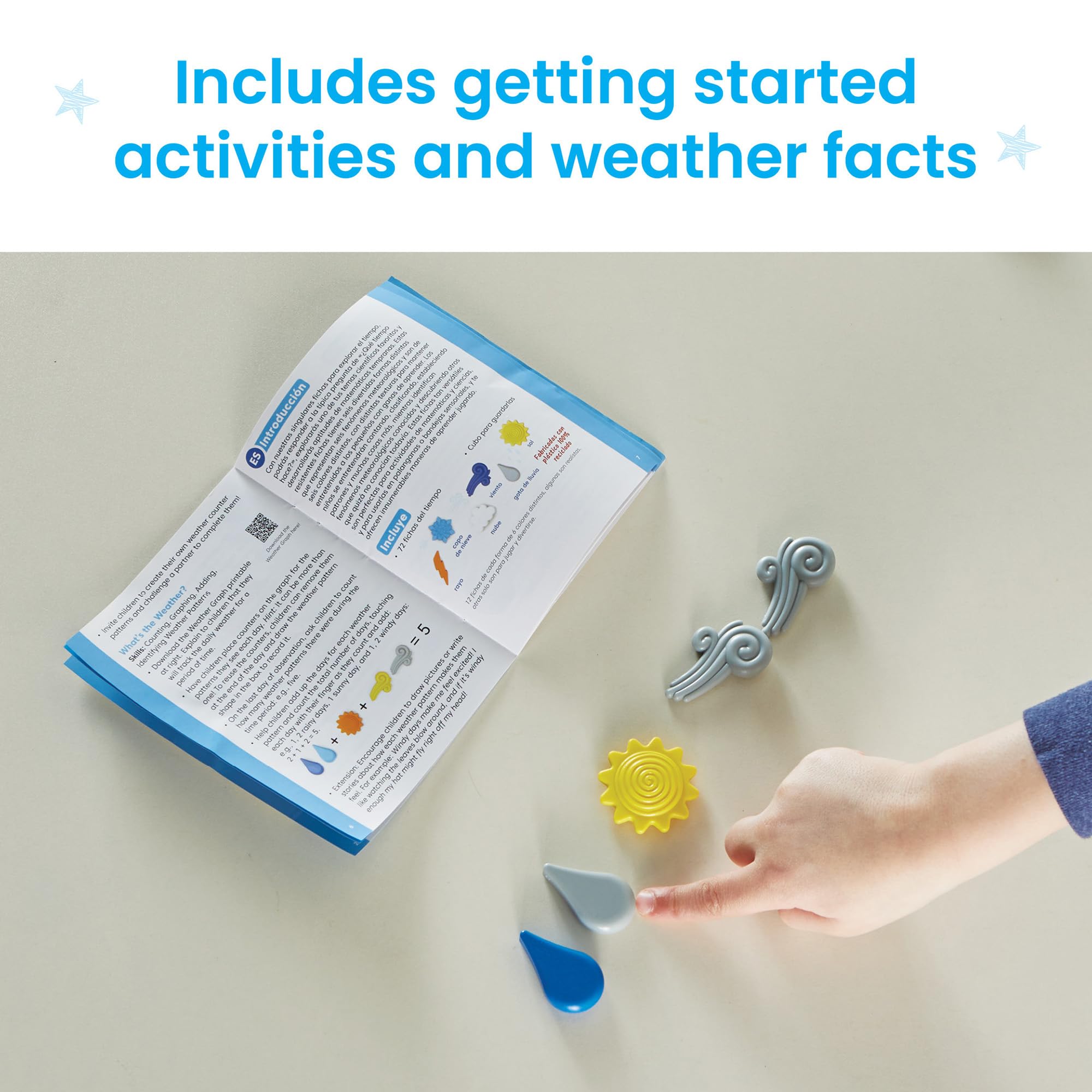 Foto 5 | Contadores Diseño Meteorológicos Hand2mind Explora el Clima para Niños - Venta Internacional