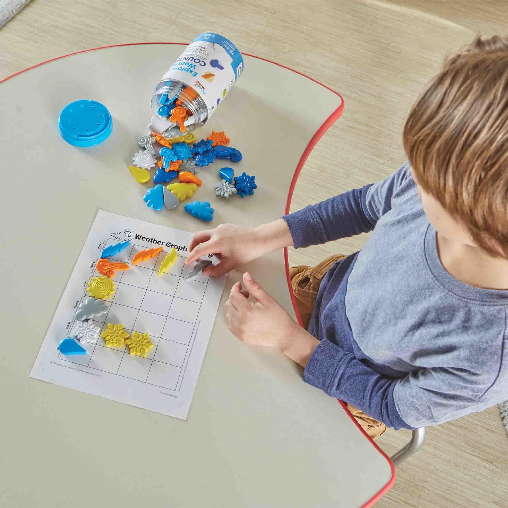 Foto 7 pulgar | Contadores Diseño Meteorológicos Hand2mind Explora el Clima para Niños - Venta Internacional