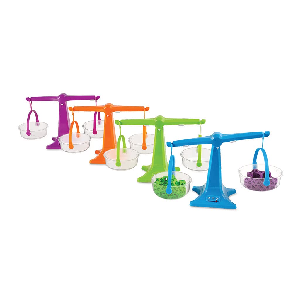 Balance Scale Hand2mind-93405 Colorida Y Encajable Para Niños - Venta Internacional