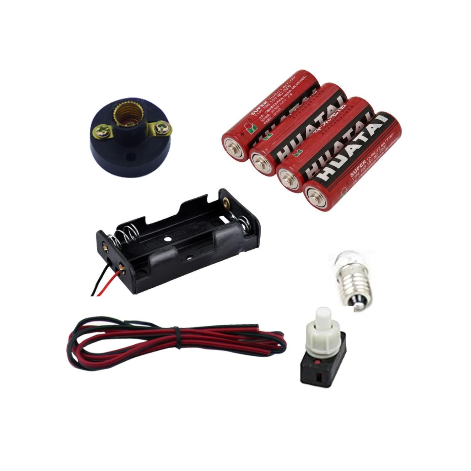 Kit de Circuito Proyecto Escolar RST 5 Piezas y 4 Pilas AA - Venta Internacional