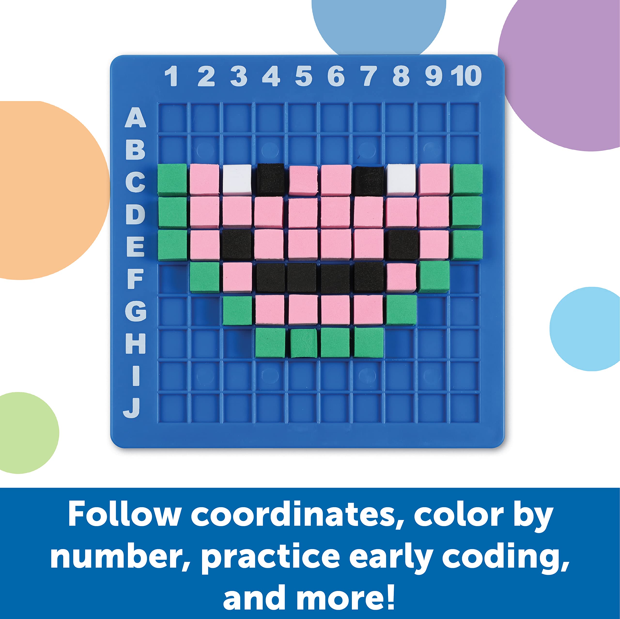 Foto 4 pulgar | Toy Learning Resources Stem Explorers Pixel Art Challenge - Venta Internacional