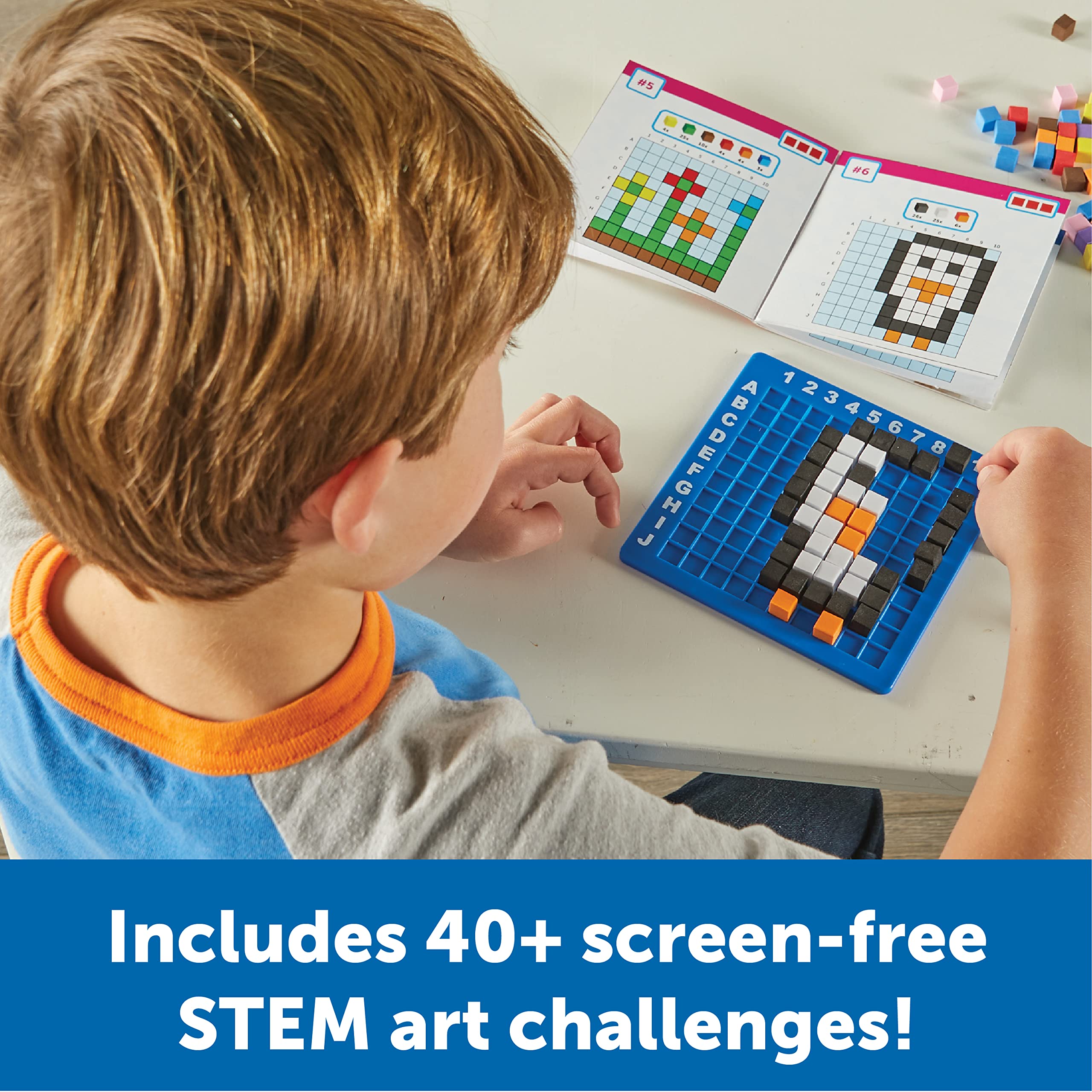 Foto 5 pulgar | Toy Learning Resources Stem Explorers Pixel Art Challenge - Venta Internacional