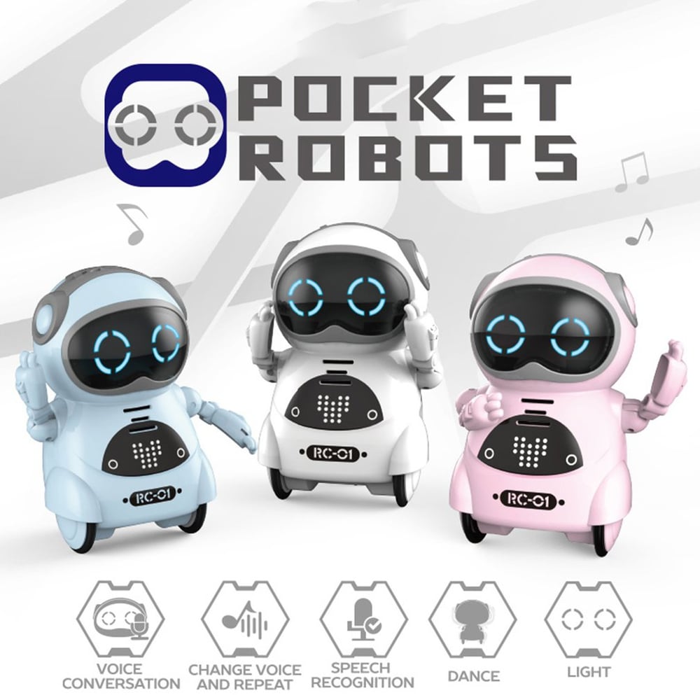 Foto 3 pulgar | Smart Pocket Robot Mini Walk Music Dance Light Para Niños - Venta Internacional