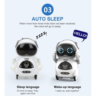 Foto 3 | Smart Pocket Robot Mini Walk Music Dance Light Para Niños - Venta Internacional