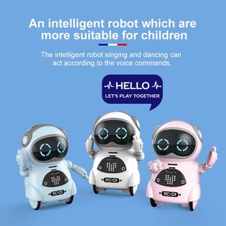 Foto 5 | Smart Pocket Robot Mini Walk Music Dance Light Para Niños - Venta Internacional