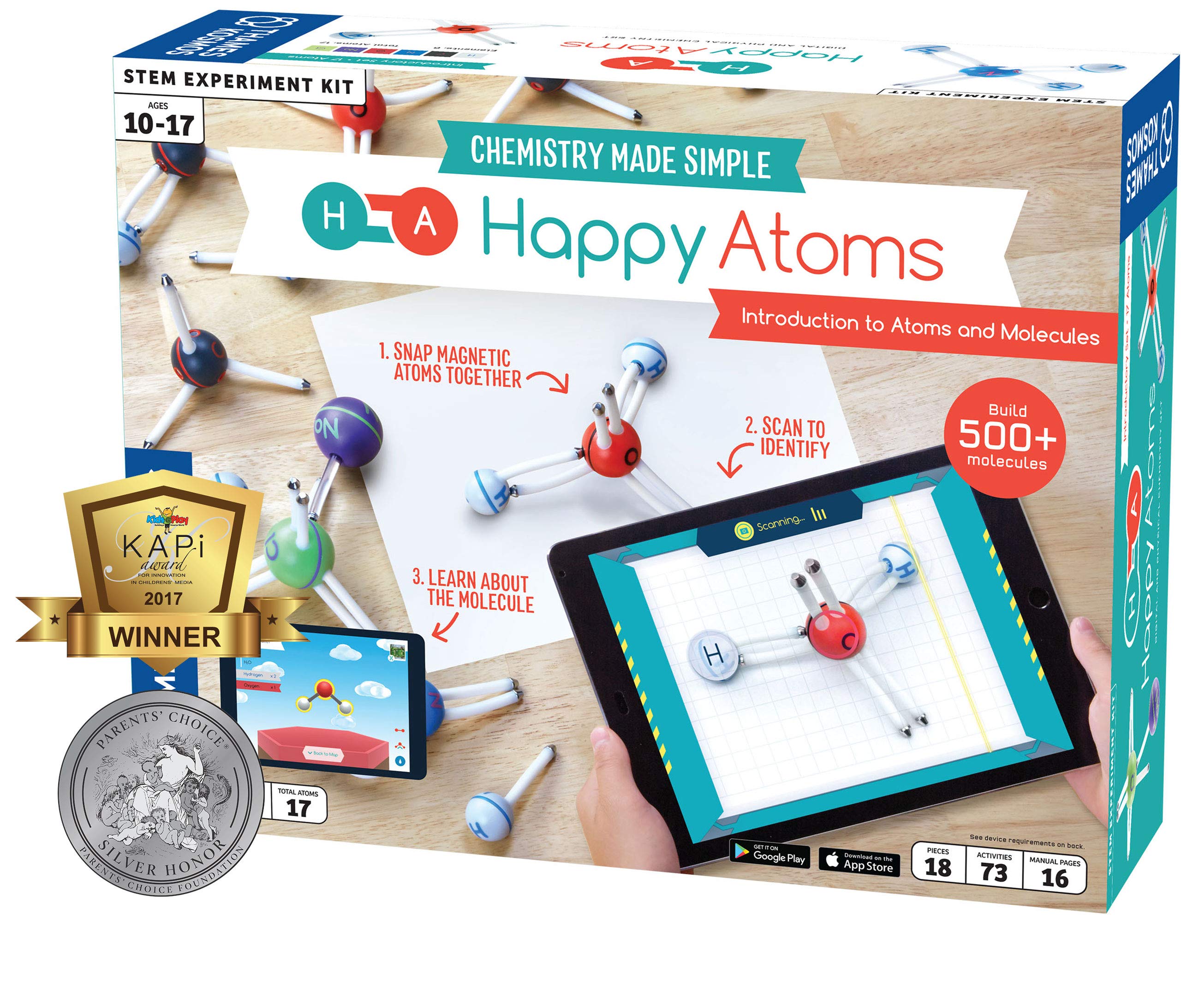 Foto 1 | Set De Modelado Molecular Magnético Thames & Kosmos Happy Atoms - Venta Internacional.