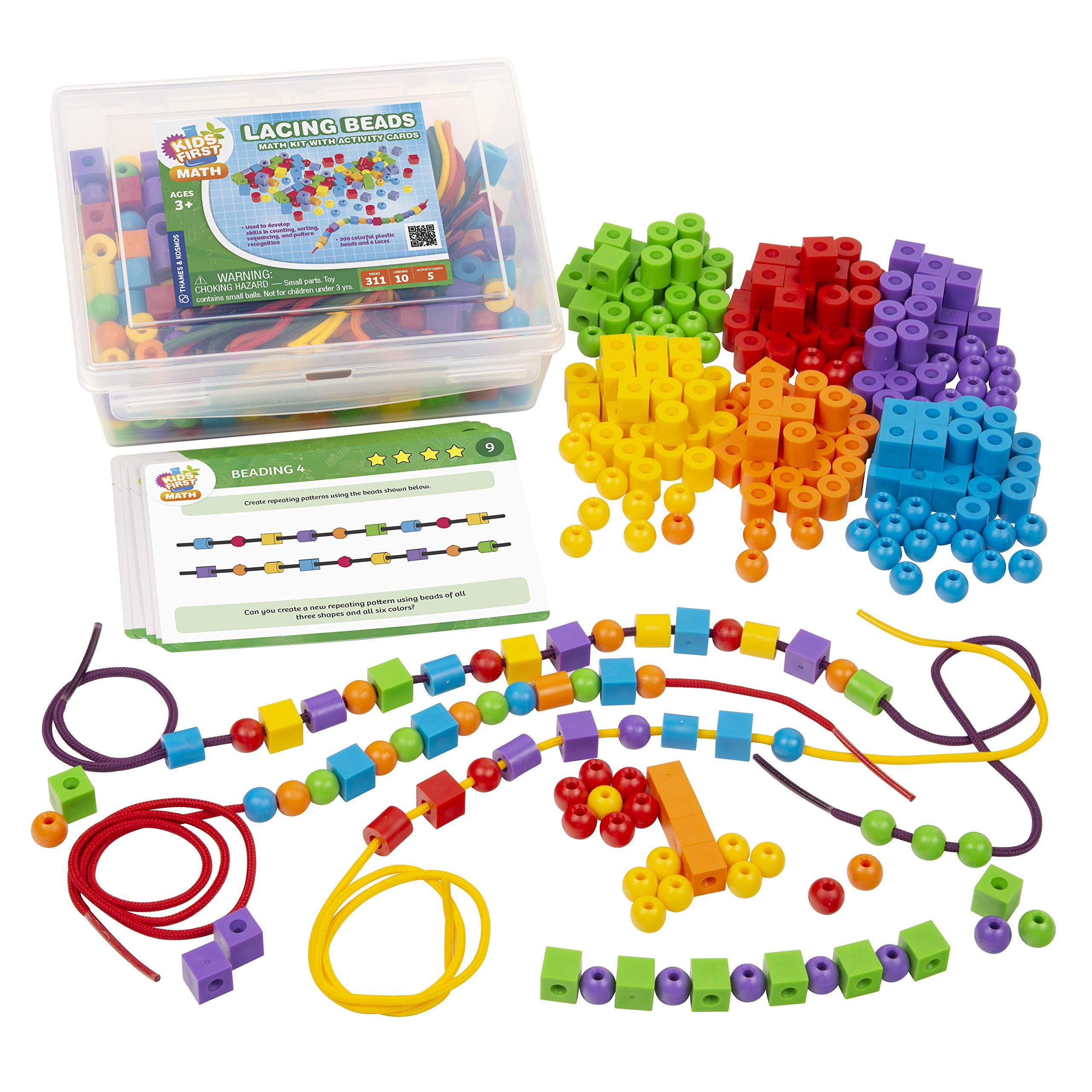 Juego de Abalorios Math Kit Thames & Kosmos para Niños de 3 Años o Más - Venta Internacional.