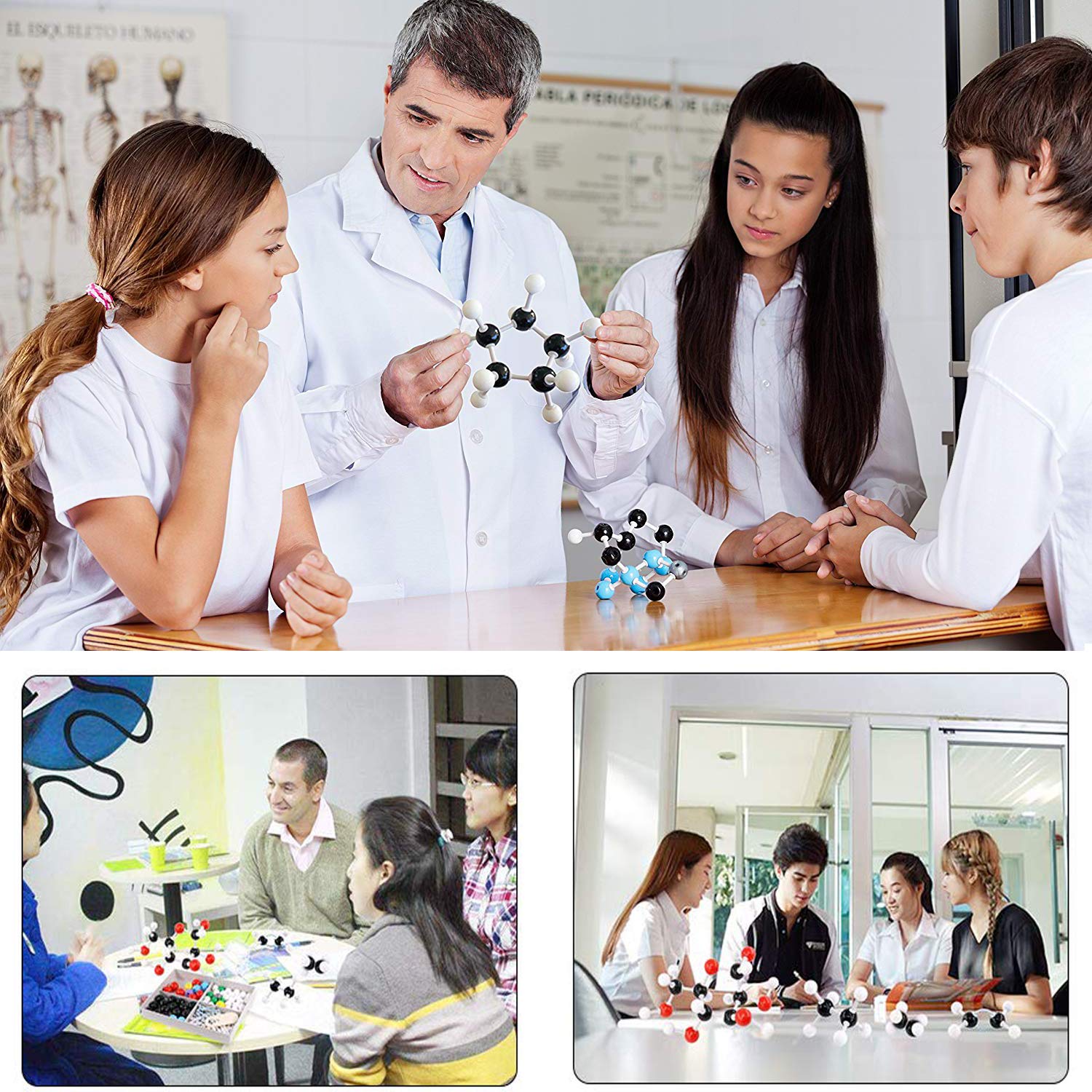 Foto 8 pulgar | Kit De Modelos Moleculares De Química Reliancer Con 444 Piezas - Venta Internacional.