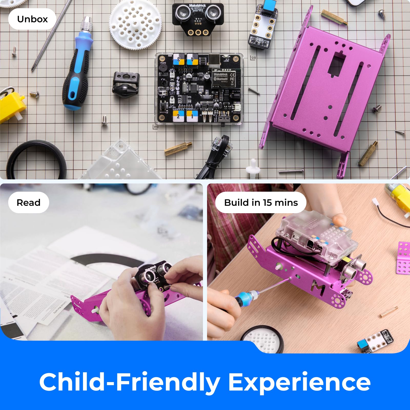 Foto 5 pulgar | Kit De Robots Makeblock Mbot Explorer Metal Con Scratch Y Arduino - Venta Internacional.