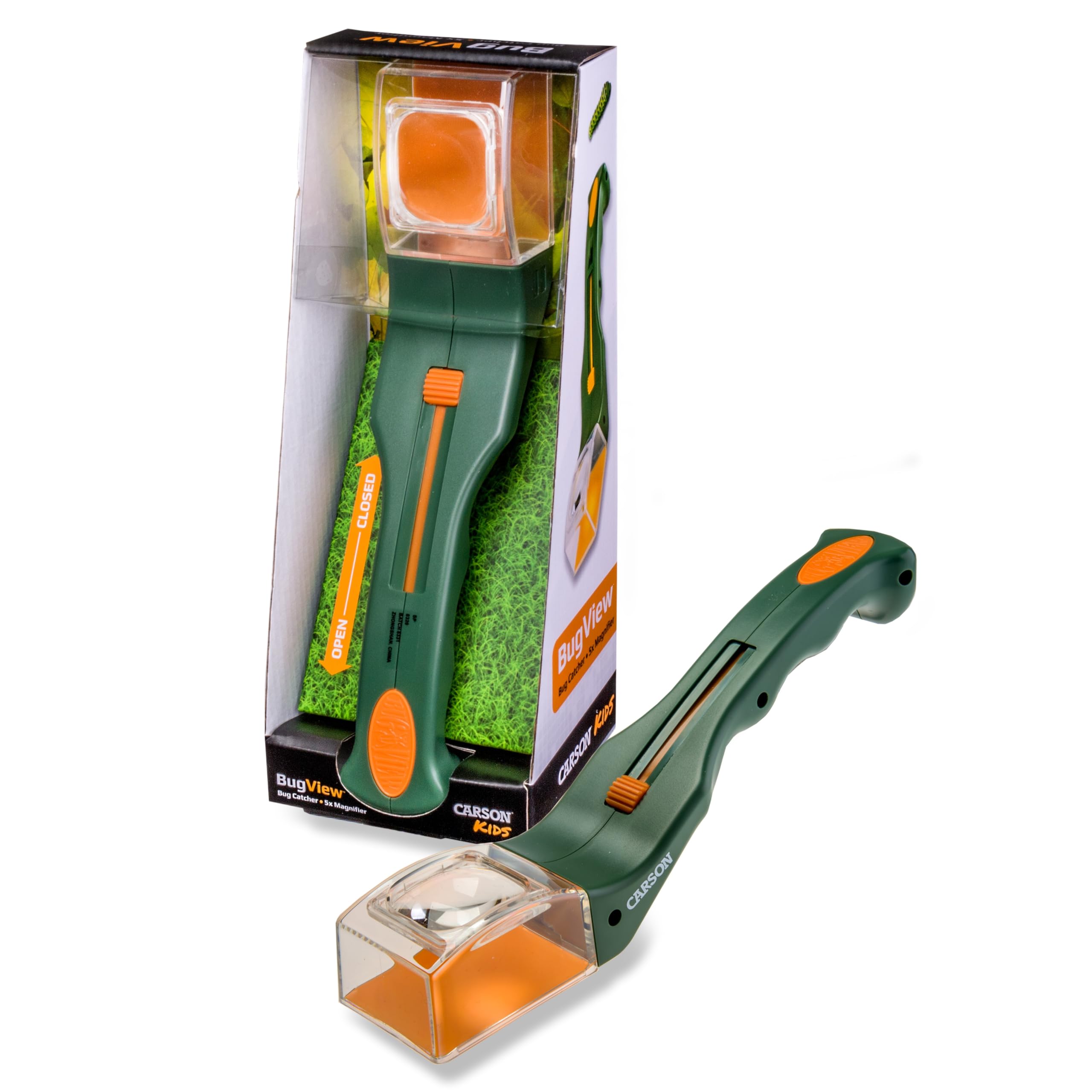 Foto 6 | Herramienta Para Atrapar Insectos Carson Bugview, Lupa De Liberación Rápida, Color Verde - Venta Internacional.