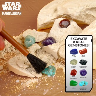 Foto 2 | Kit Científico Star Wars The Armorer Gemstone Dig Para Niños De 8 A 12 Años - Venta Internacional.