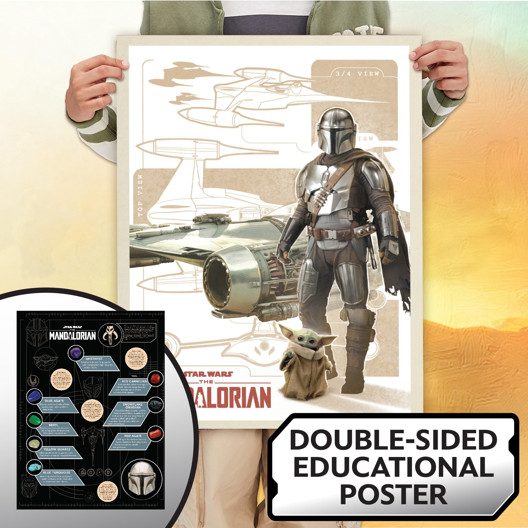Foto 6 | Kit Científico Star Wars The Armorer Gemstone Dig Para Niños De 8 A 12 Años - Venta Internacional.