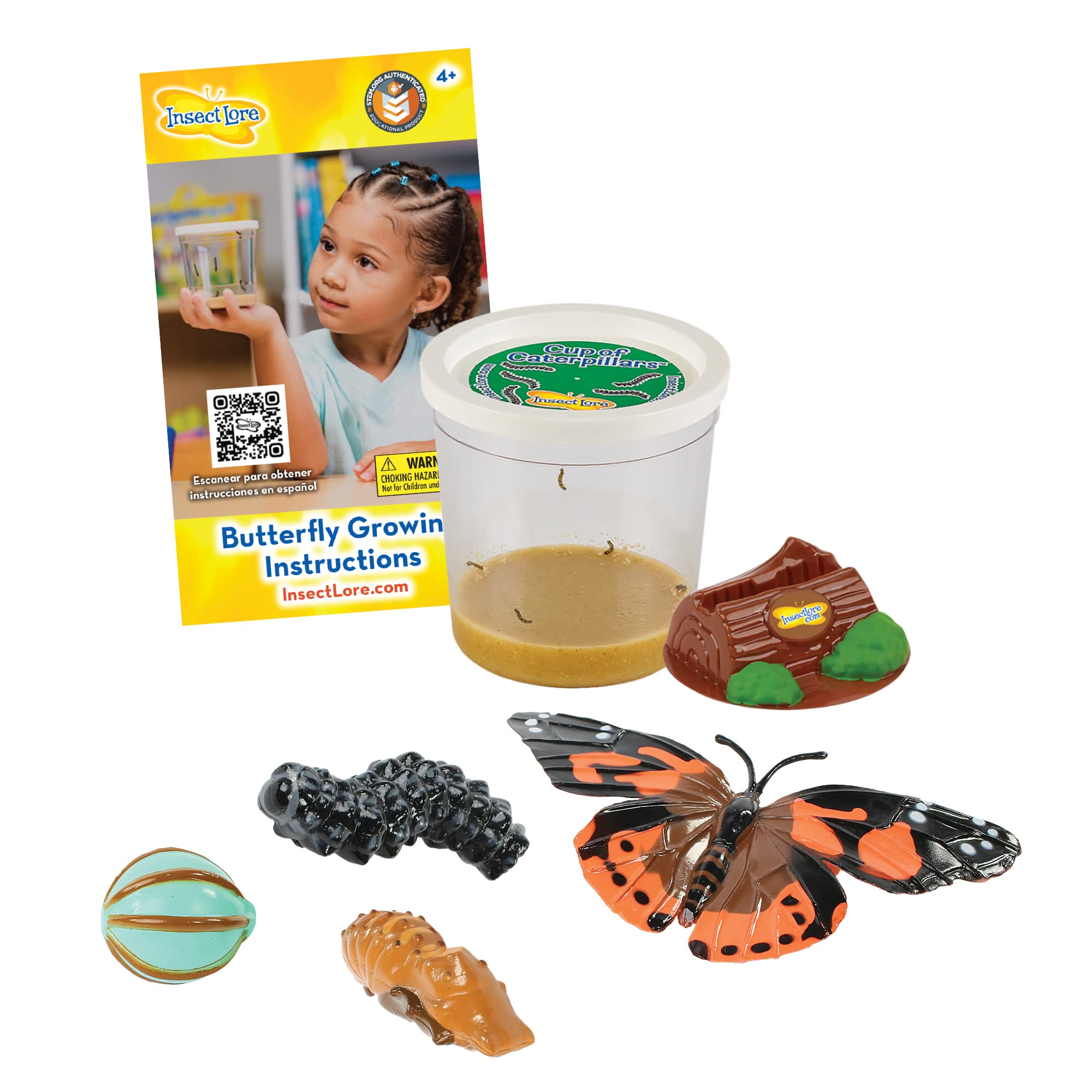 Taza De Recambio Butterfly Lore Con Orugas Bebés Vivas - Venta Internacional.