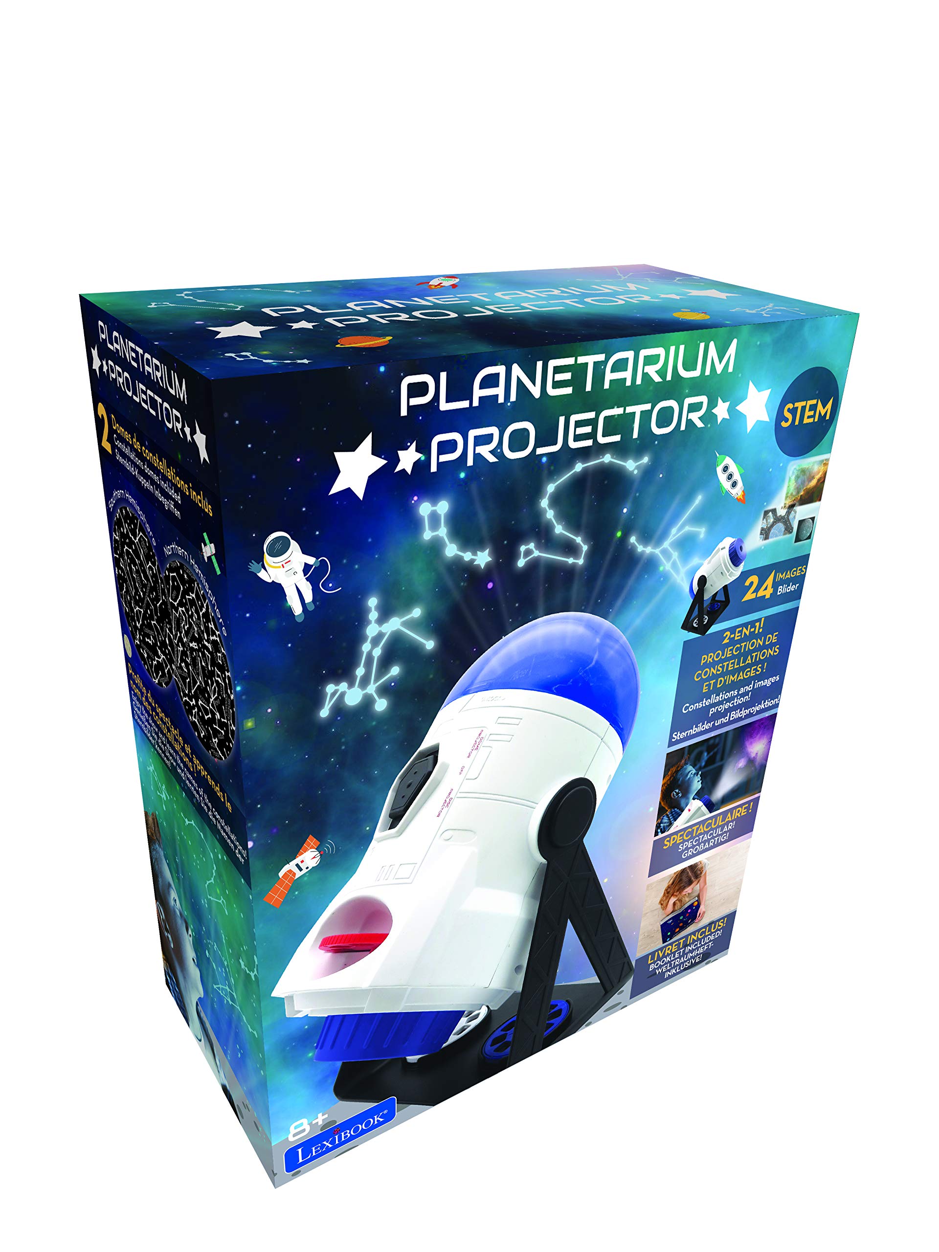 Foto 7 pulgar | Planetarium Projector Lexibook 2 En 1 Sobre Constelaciones Con 24 Imágenes - Venta Internacional.