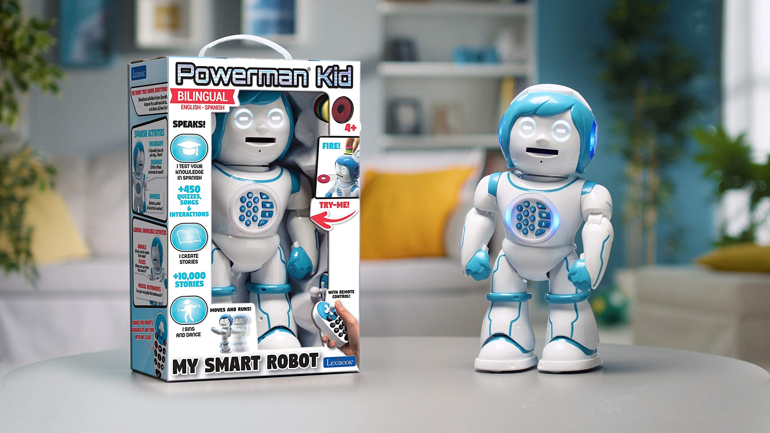 Foto 8 pulgar | Robot Toy Lexibook Powerman Kid Bilingüe Inglés/español - Venta Internacional.