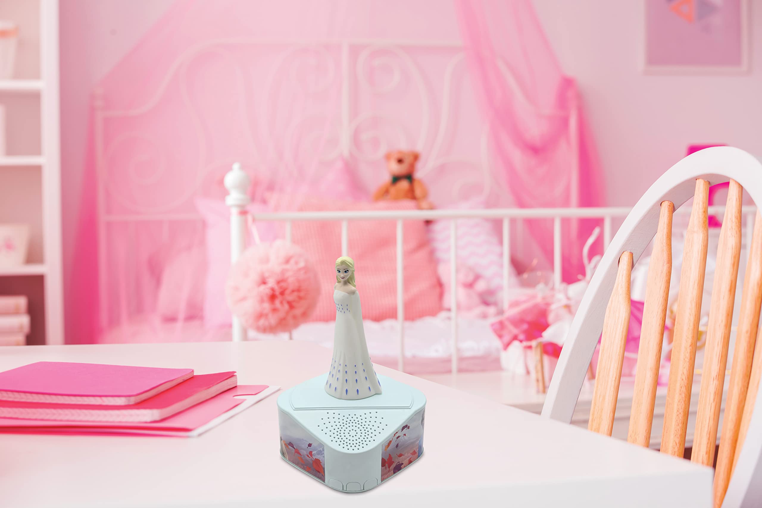 Foto 6 pulgar | Altavoz Bluetooth Lexibook Frozen Con Figura Luminosa Btd80fz - Venta Internacional.