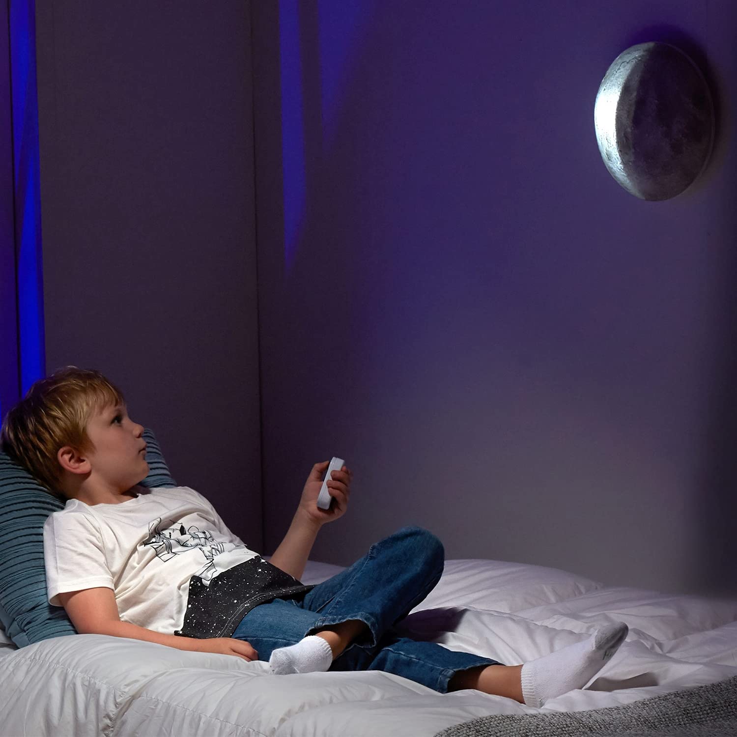 Foto 3 | Luna En Mi Habitación, Tío Milton, 12 Fases Lunares Iluminadas, Más De 6 - Venta Internacional.