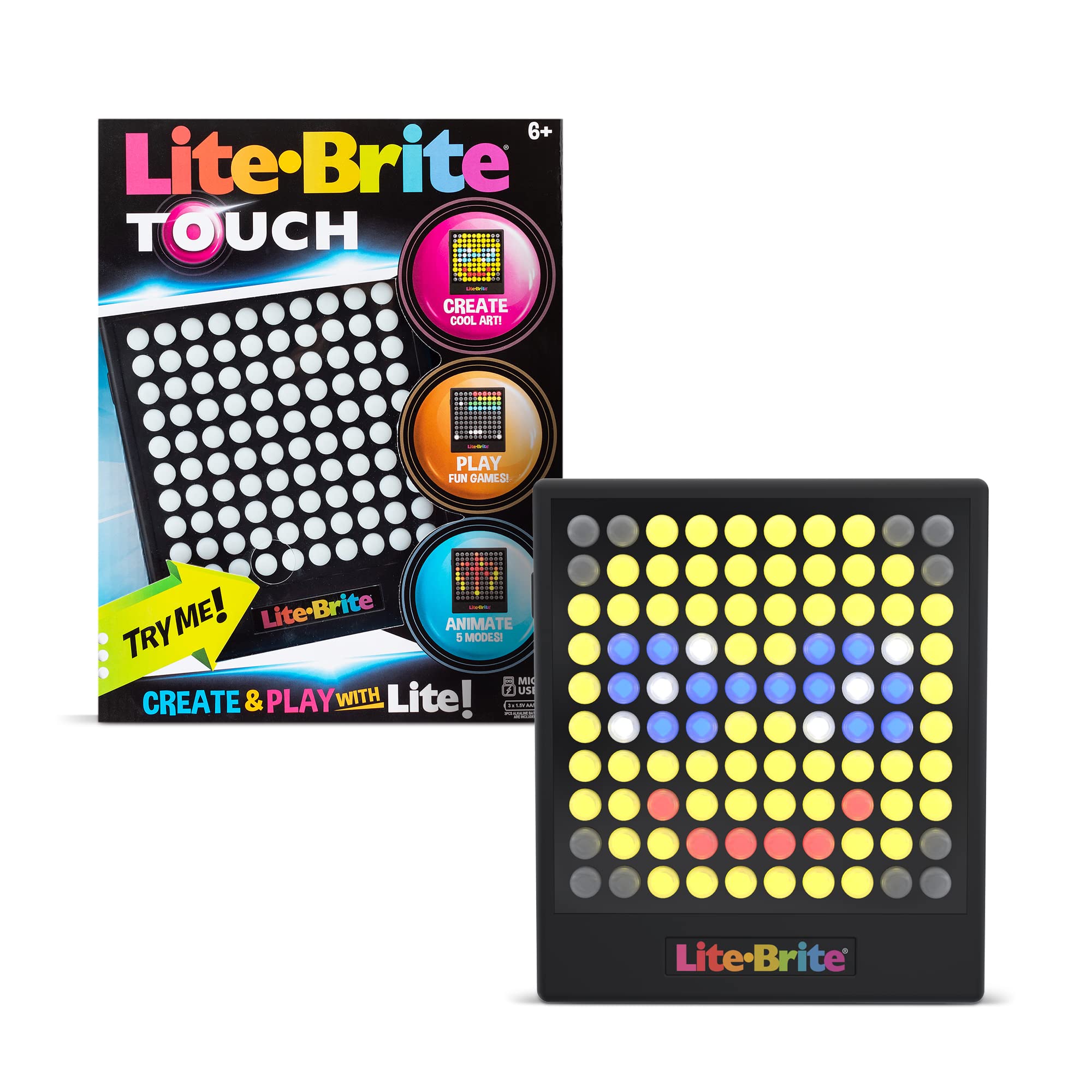 Foto 2 pulgar | Toy Lite-brite Touch Basic Fun Crea Arte Con Luz Desde Hace Más De 6 Años - Venta Internacional.