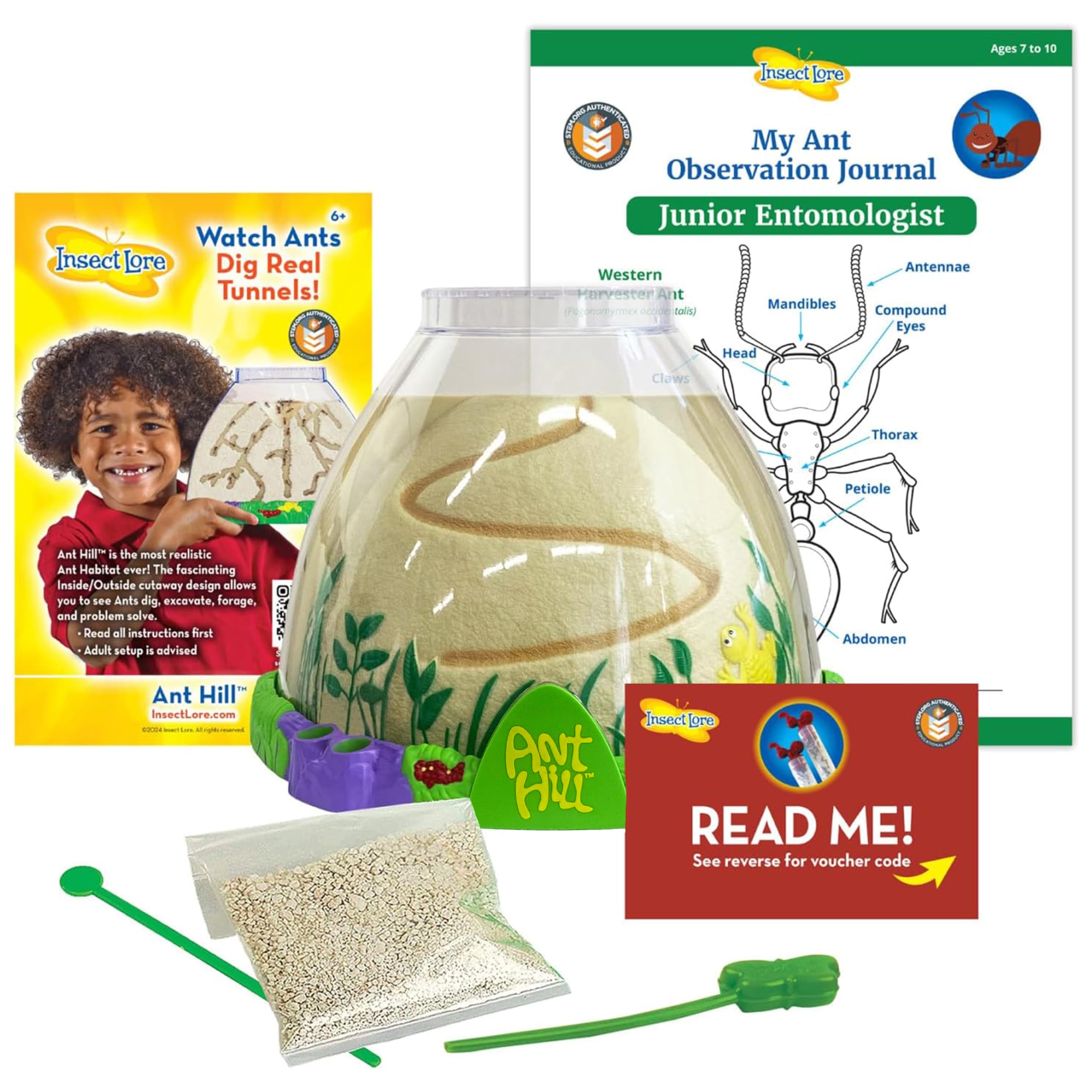 Hábitat Para Hormigas Ant Hill Insect Lore Con Cupón Para Hormigas Occidentales - Venta Internacional.