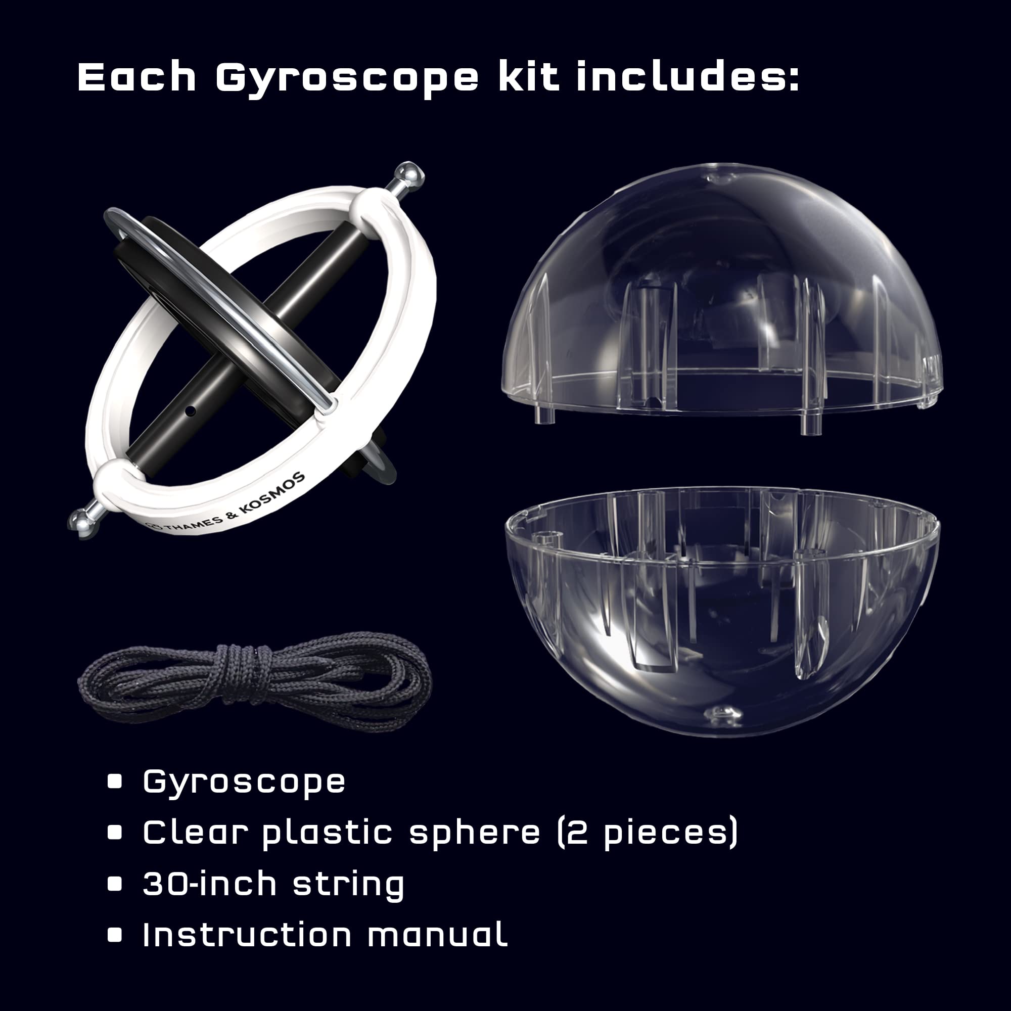 Foto 4 pulgar | Juguete Stem Gyroscope Thames & Kosmos Perfectamente Equilibrado - Venta Internacional.