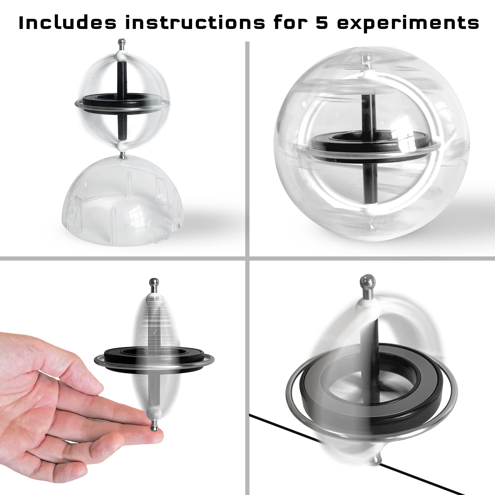 Foto 7 pulgar | Juguete Stem Gyroscope Thames & Kosmos Perfectamente Equilibrado - Venta Internacional.