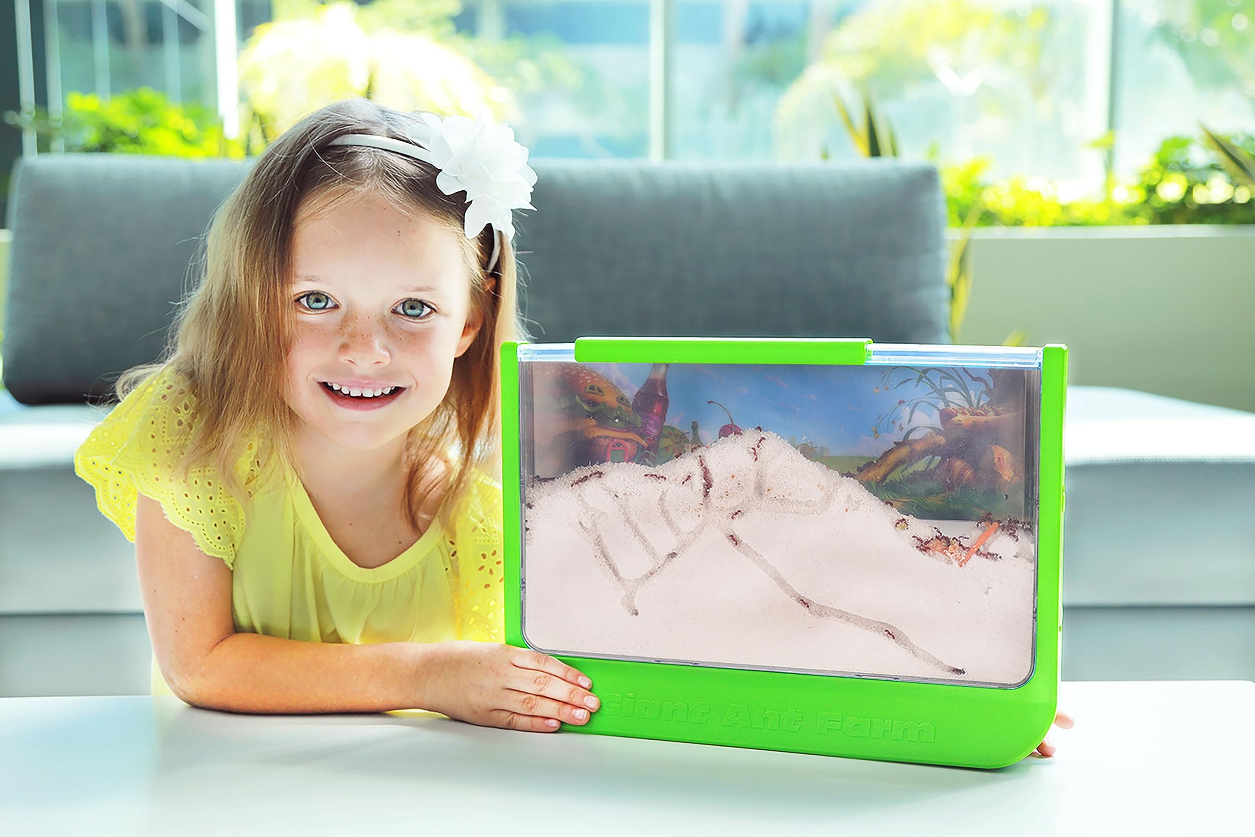 Foto 5 pulgar | Ant Farm Uncle Milton Giant Con Gran Área De Visualización, Color Verde - Venta Internacional.