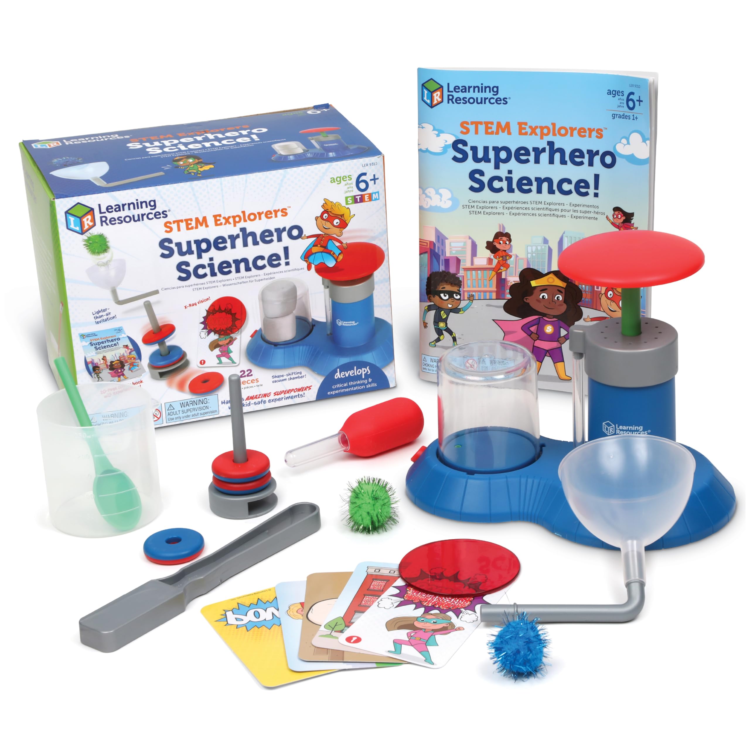 Foto 2 pulgar | Kit Científico Recursos De Aprendizaje Stem Exploradores Ciencia De Superhéroes - Venta Internacional.
