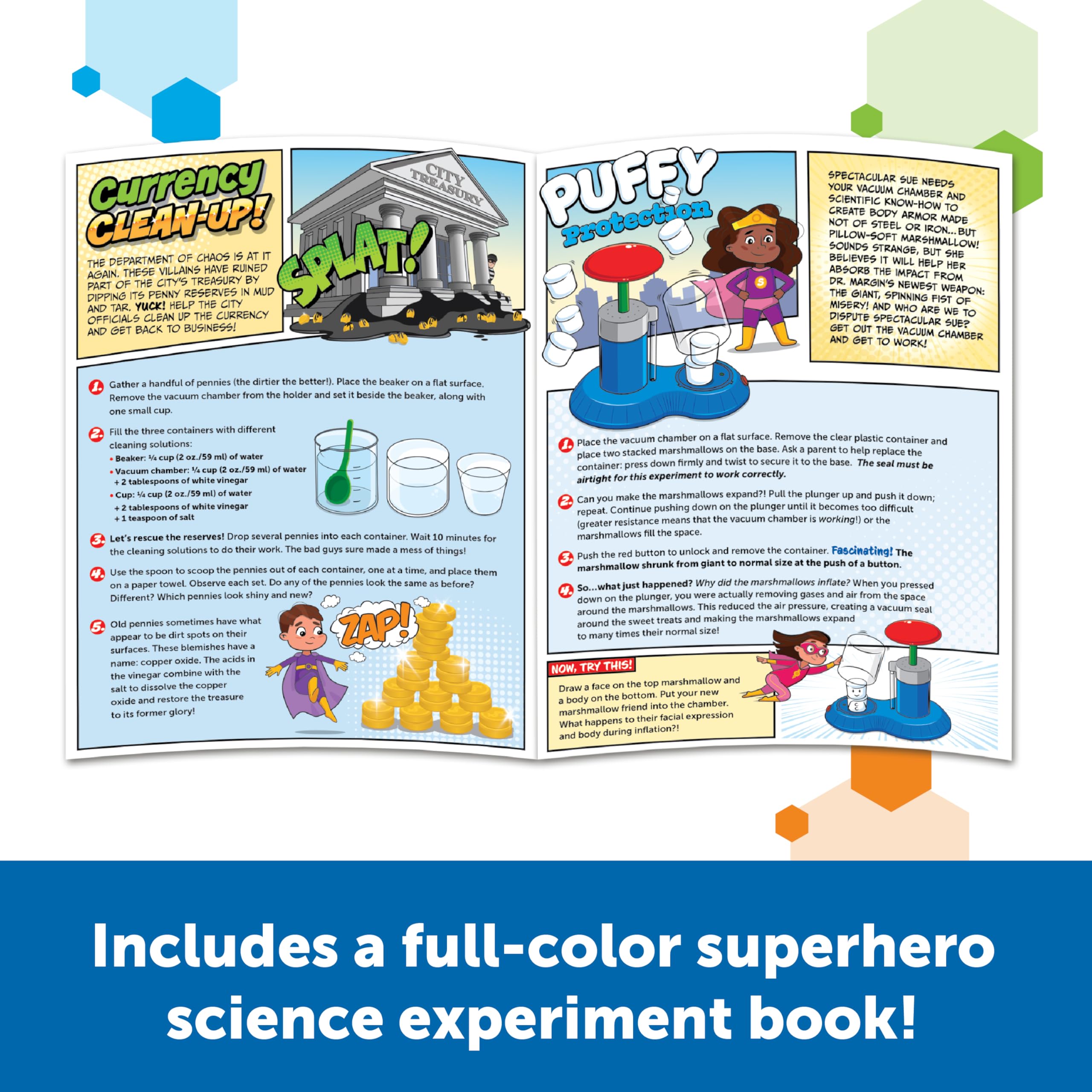Foto 5 pulgar | Kit Científico Recursos De Aprendizaje Stem Exploradores Ciencia De Superhéroes - Venta Internacional.