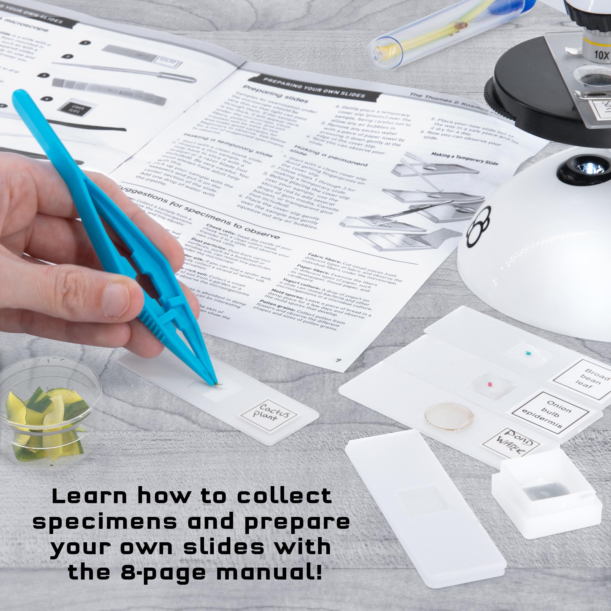 Foto 5 | Microscope Thames & Kosmos Essential Con Adaptador Para Smartphone - Venta Internacional.