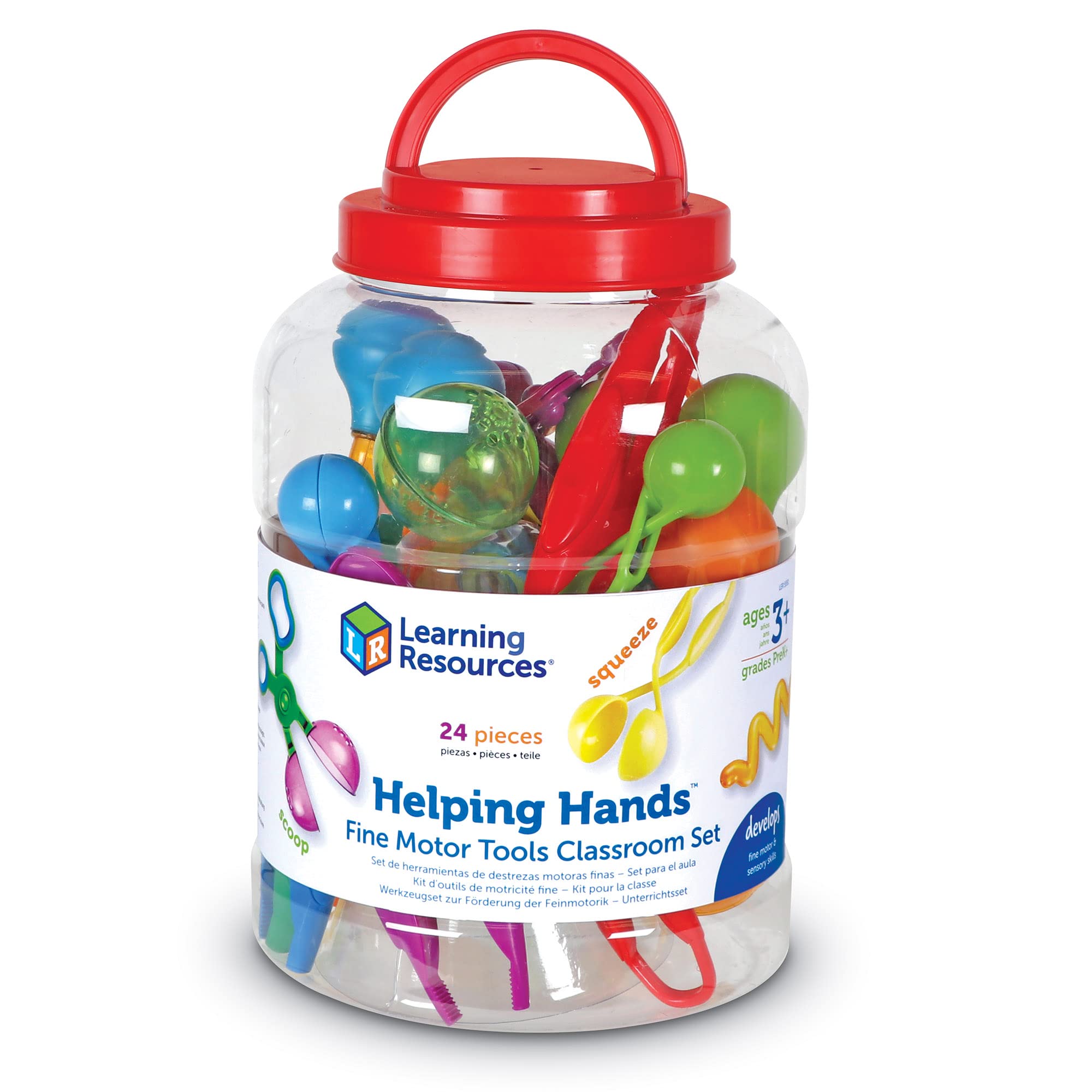 Foto 6 pulgar | Juego De Herramientas De Motricidad Fina Learning Resources Helping Hands 24 Piezas - Venta Internacional.