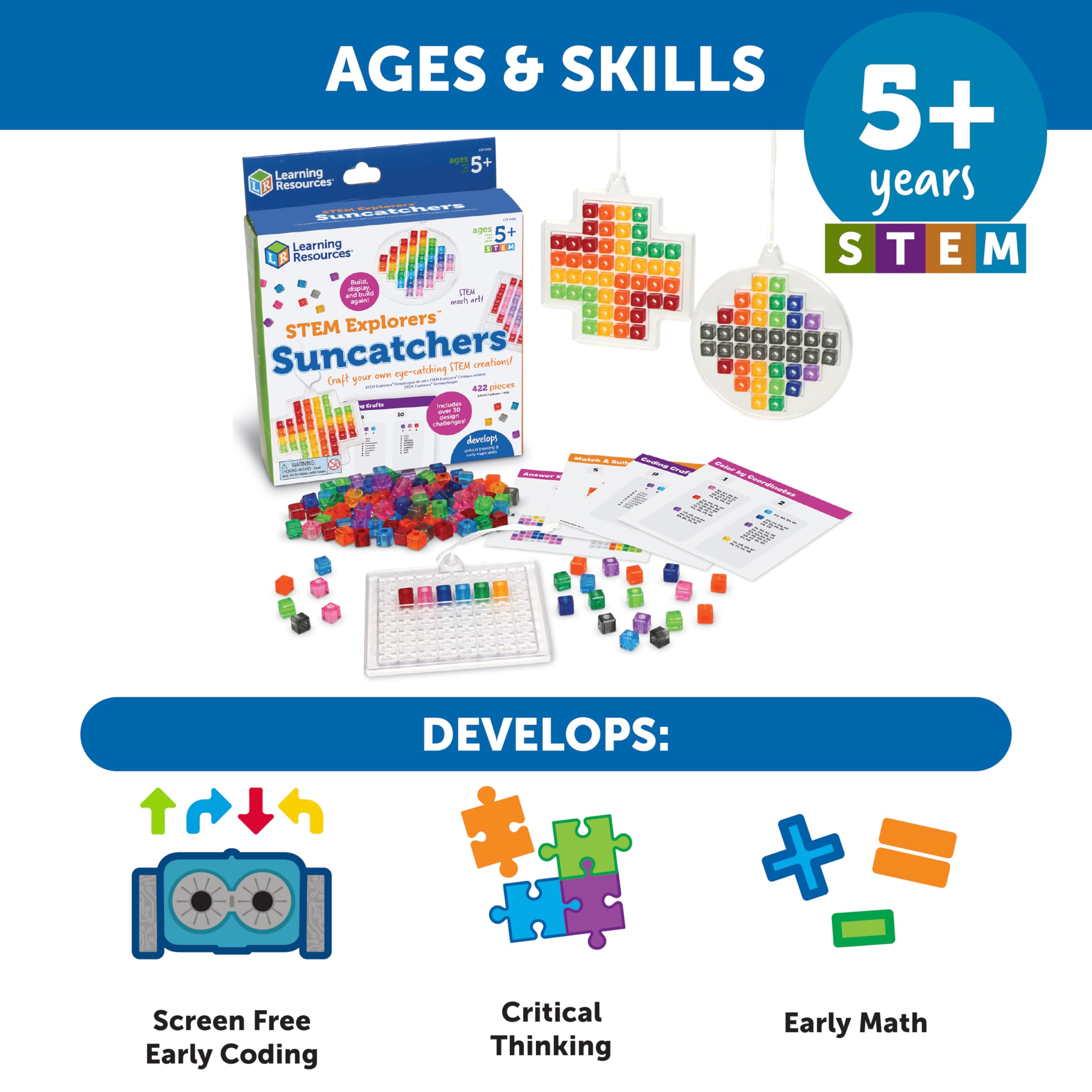 Foto 6 pulgar | Kit De Arte, Recursos De Aprendizaje, Stem Explorers, Suncatchers, Más De 5 Años - Venta Internacional.