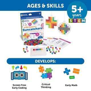 Foto 5 | Kit De Arte, Recursos De Aprendizaje, Stem Explorers, Suncatchers, Más De 5 Años - Venta Internacional.