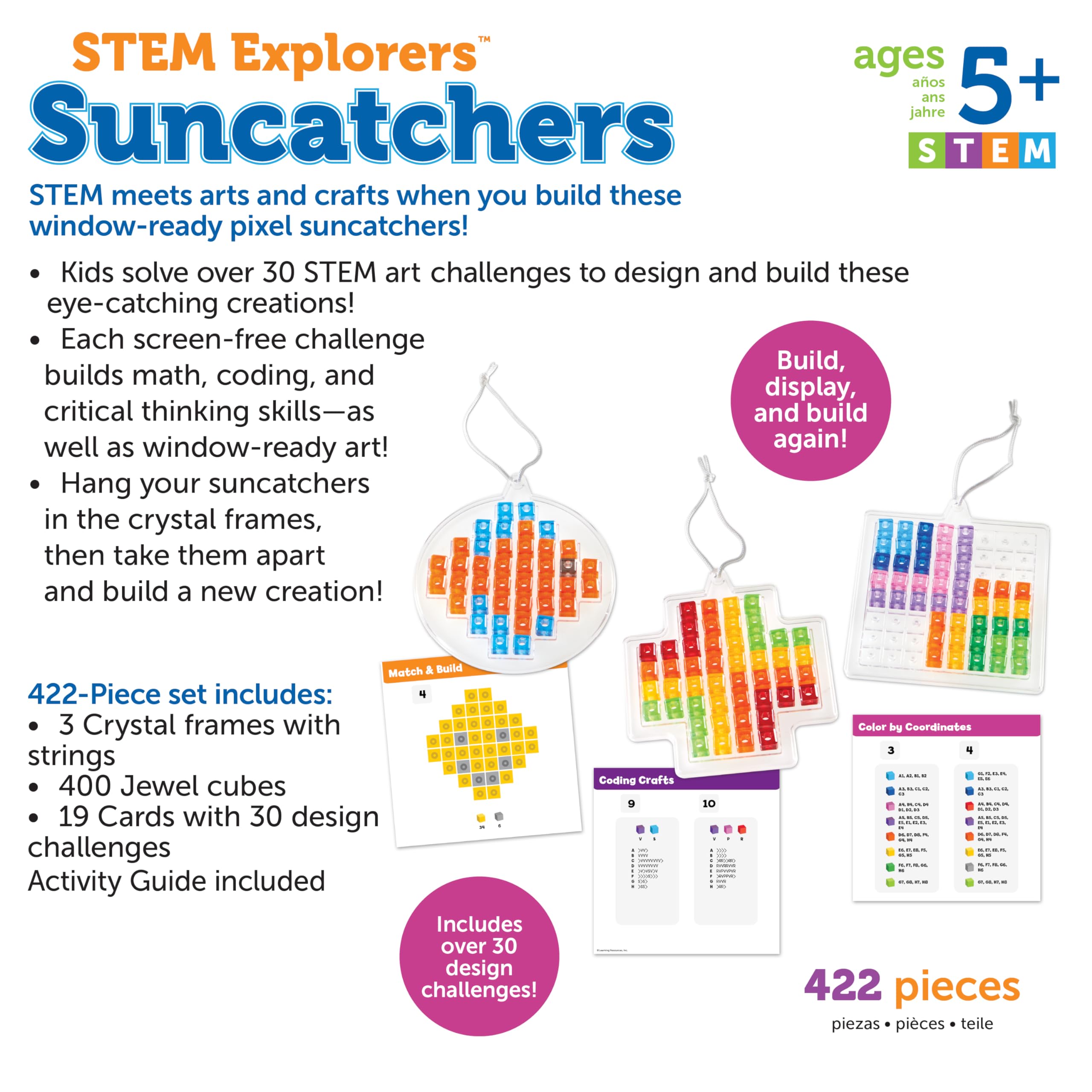 Foto 7 pulgar | Kit De Arte, Recursos De Aprendizaje, Stem Explorers, Suncatchers, Más De 5 Años - Venta Internacional.