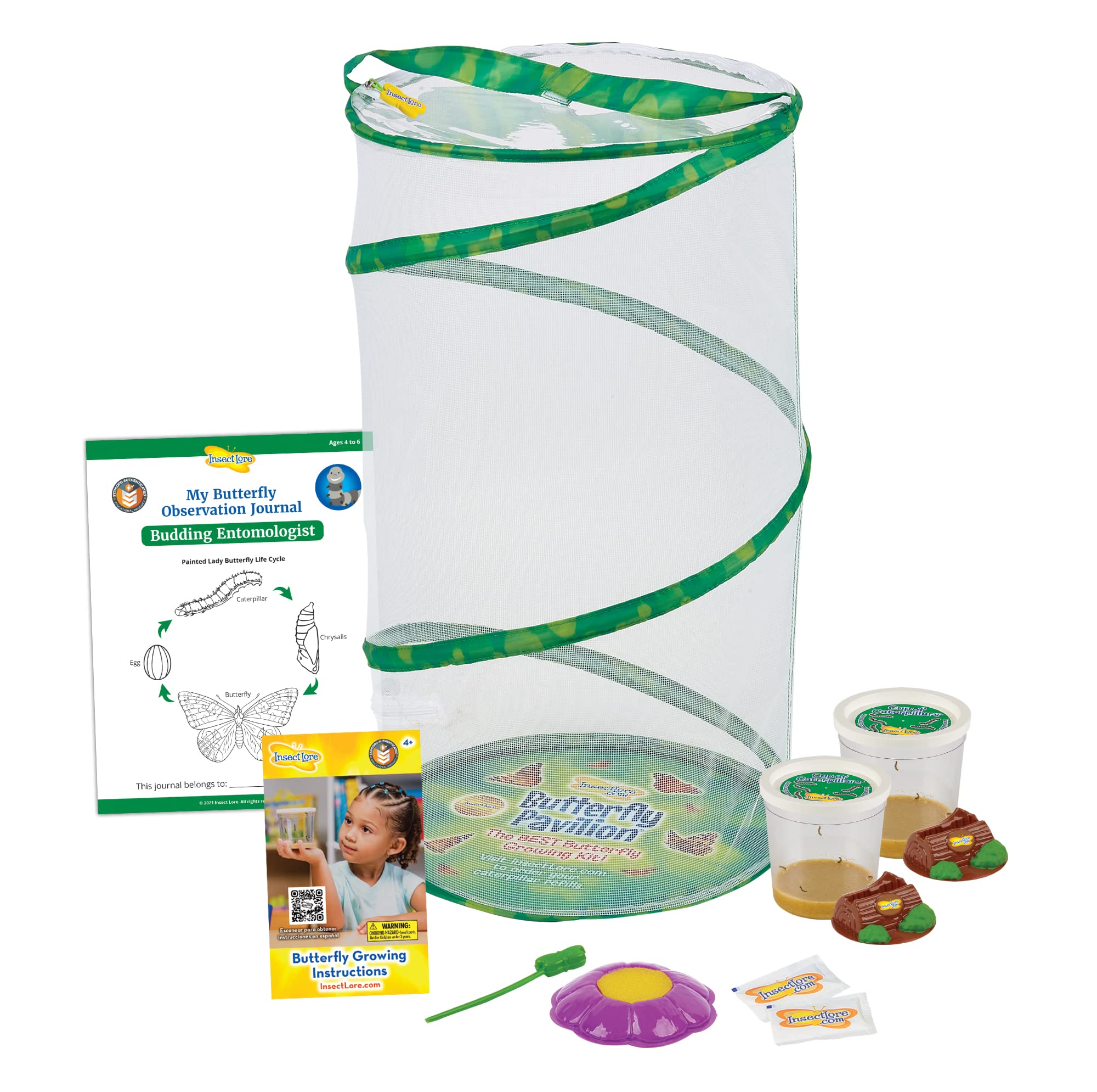 Foto 1 | Butterfly Pavilion Insect Lore Con 10 Orugas Vivas Y Un Diario - Venta Internacional.