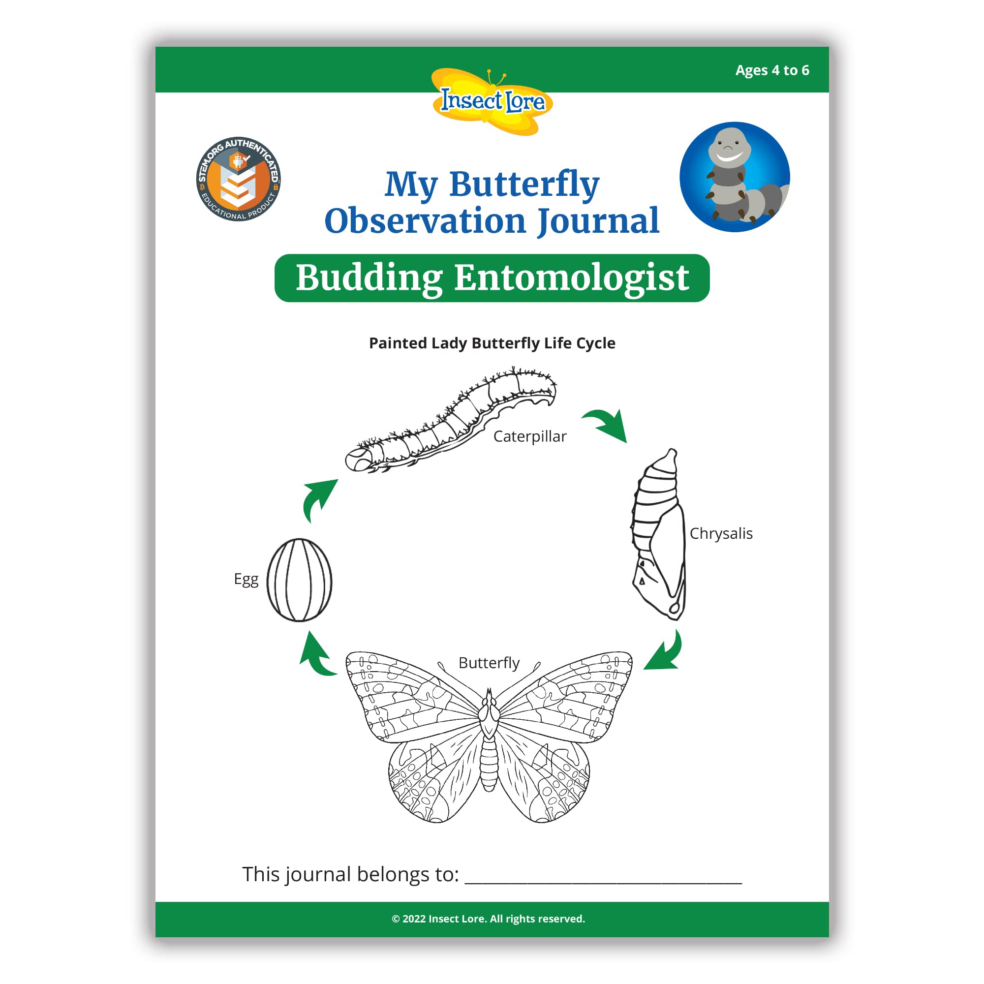 Foto 7 pulgar | Butterfly Pavilion Insect Lore Con 10 Orugas Vivas Y Un Diario - Venta Internacional.