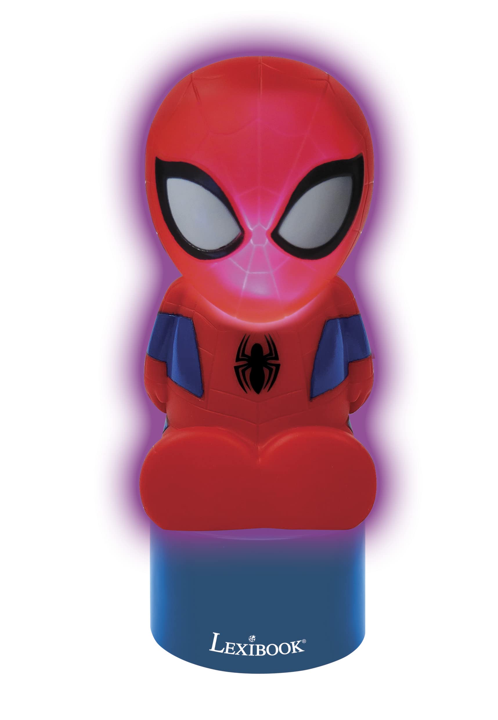Foto 5 pulgar | Luz Nocturna Y Altavoz Para Habitación Infantil Lexibook Spiderman - Venta Internacional.