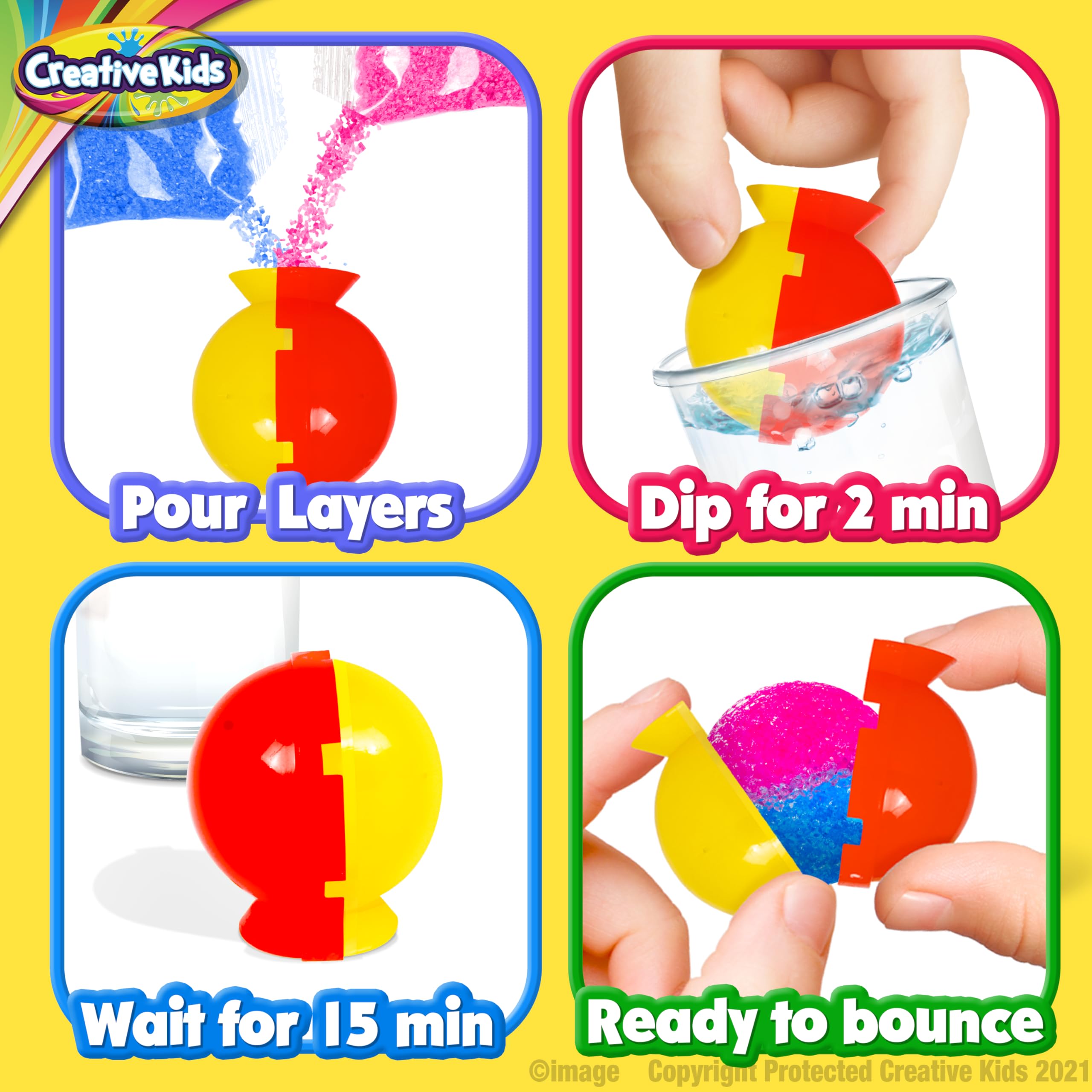 Foto 2 | Pelotas Hinchables Mágicas Para Niños De Science Kit Creative Con 25 Bolsas - Venta Internacional.