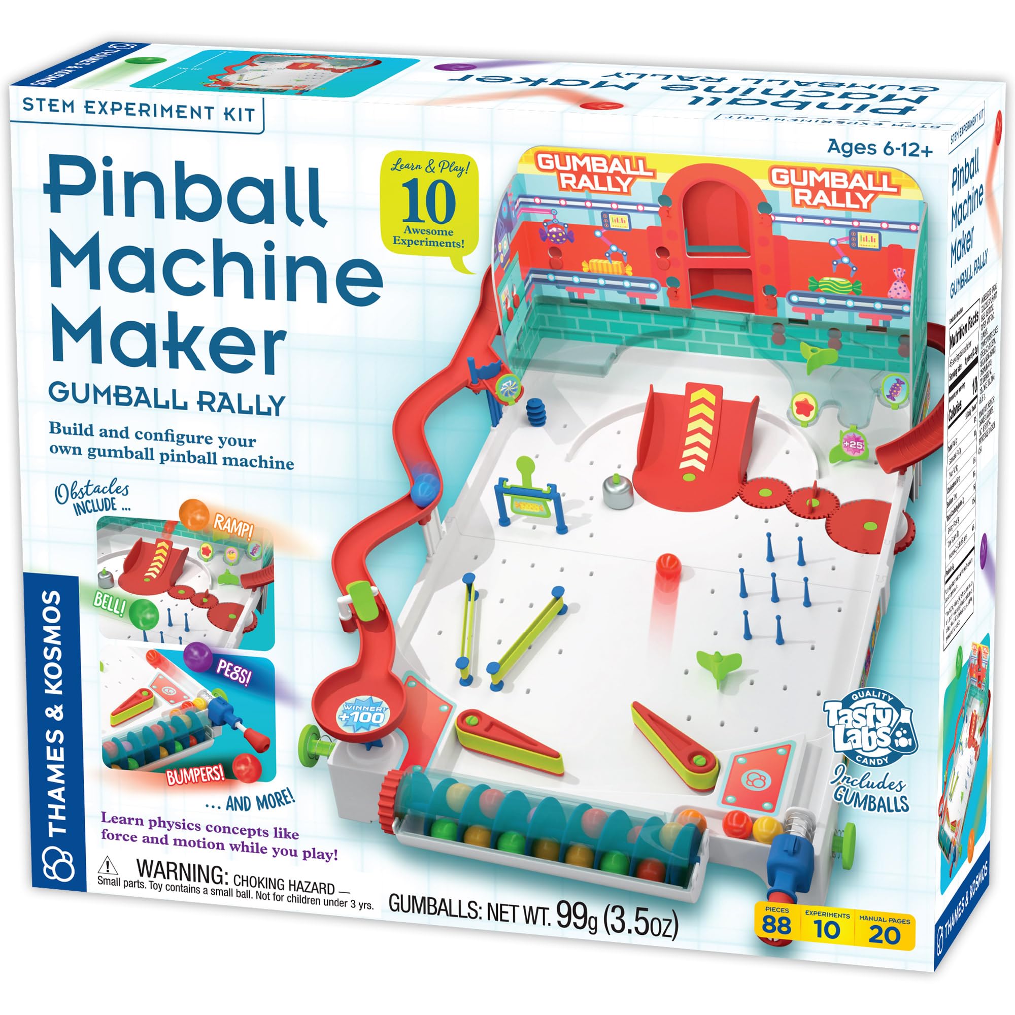 Kit De Experimentos Stem: Fabricante De Máquinas De Pinball Thames & Kosmos - Venta Internacional.