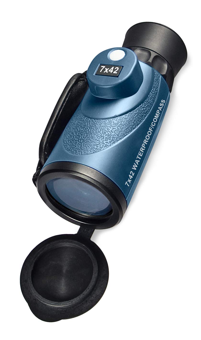 Monocular Barska 7x42 Deep Sea Con Brújula Impermeable - Venta Internacional.