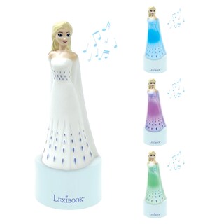 Foto 2 | Luz Nocturna Y Altavoz Para Habitación Infantil Lexibook Frozen - Venta Internacional.