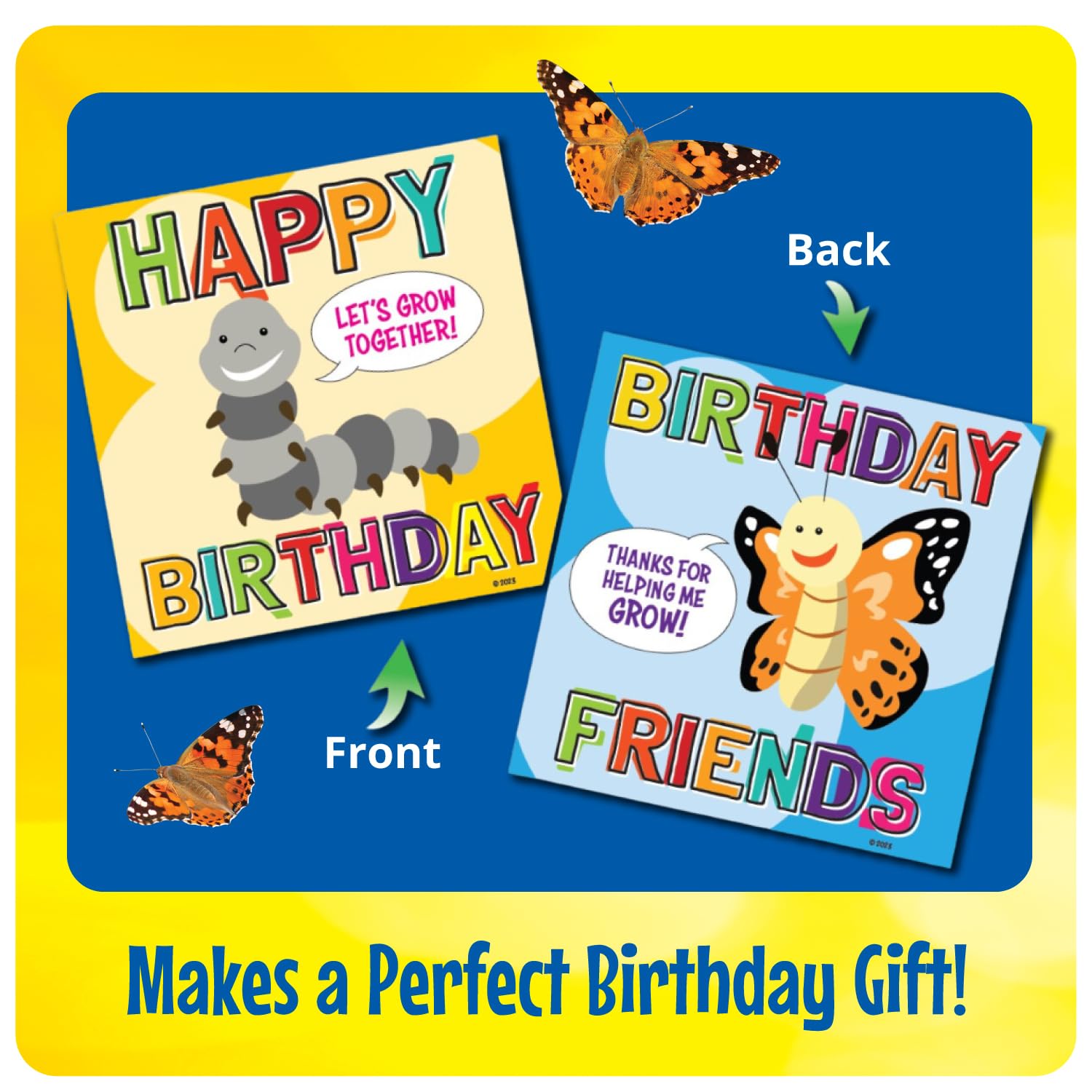 Foto 2 | Kit De Cultivo De Mariposas Insect Lore Birthday Con Orugas Vivas - Venta Internacional.
