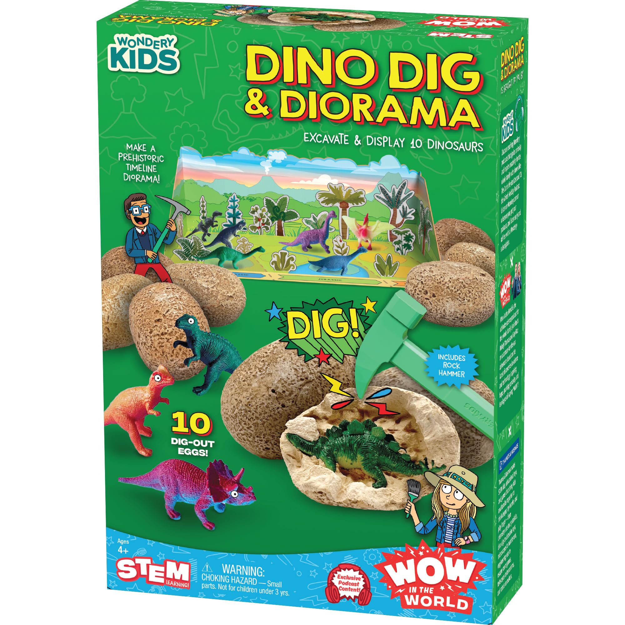 El Juguete Stem Thames Y Kosmos Sorprenden Al Mundo Dino Dig Y Diorama - Venta Internacional.