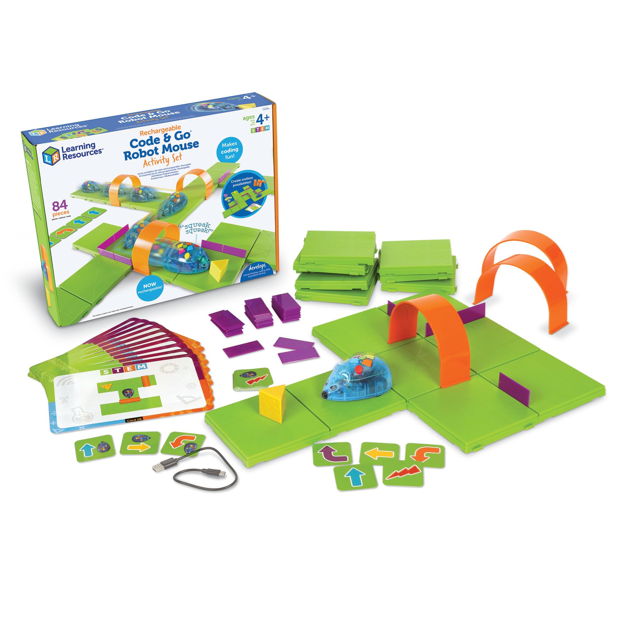 Conjunto De Actividades Y Recursos De Aprendizaje Code & Go Robot Mouse Kids - Venta Internacional.
